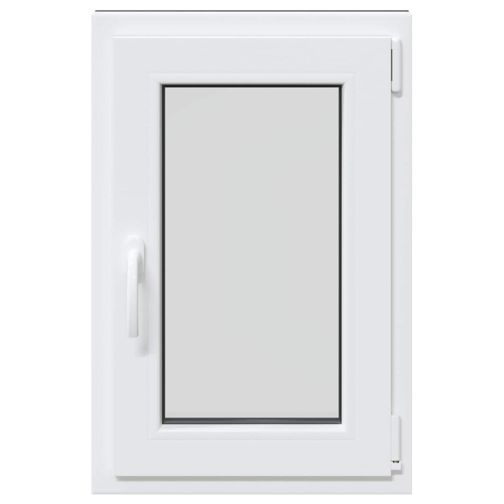 vidaXL Okno piwniczne RISOR 50 x 75 cm PVC i szkło antracytowy