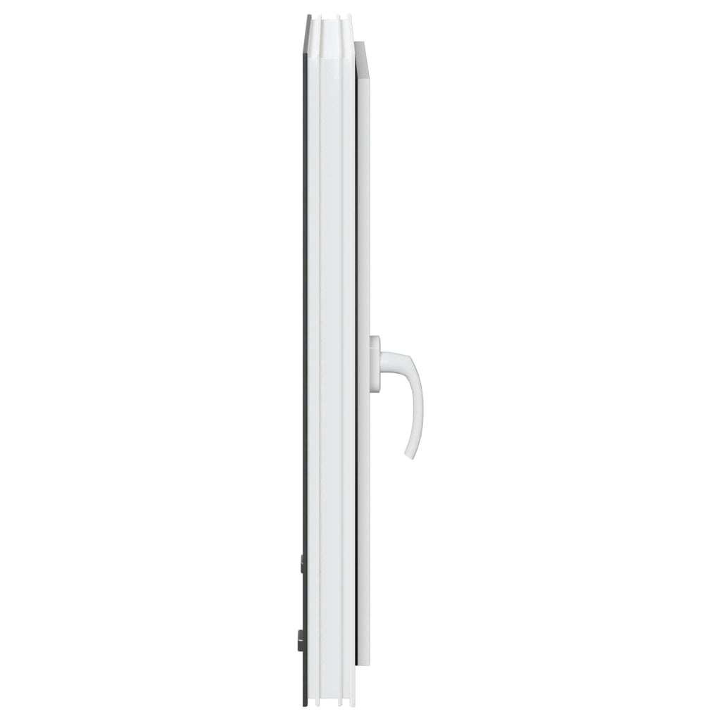 vidaXL Okno piwniczne RISOR 50 x 75 cm PVC i szkło antracytowy