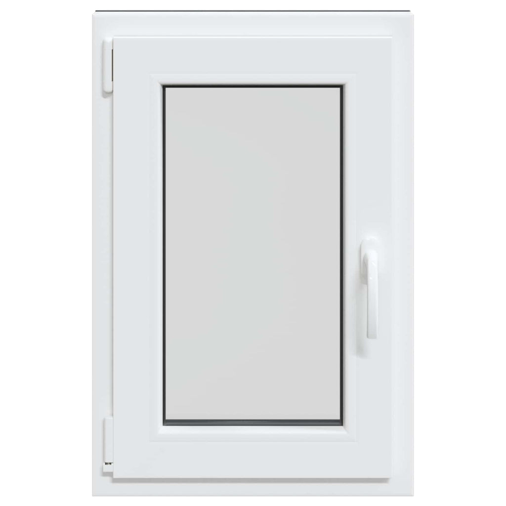 vidaXL Okno piwniczne RISOR 50 x 75 cm PVC i szkło antracytowy