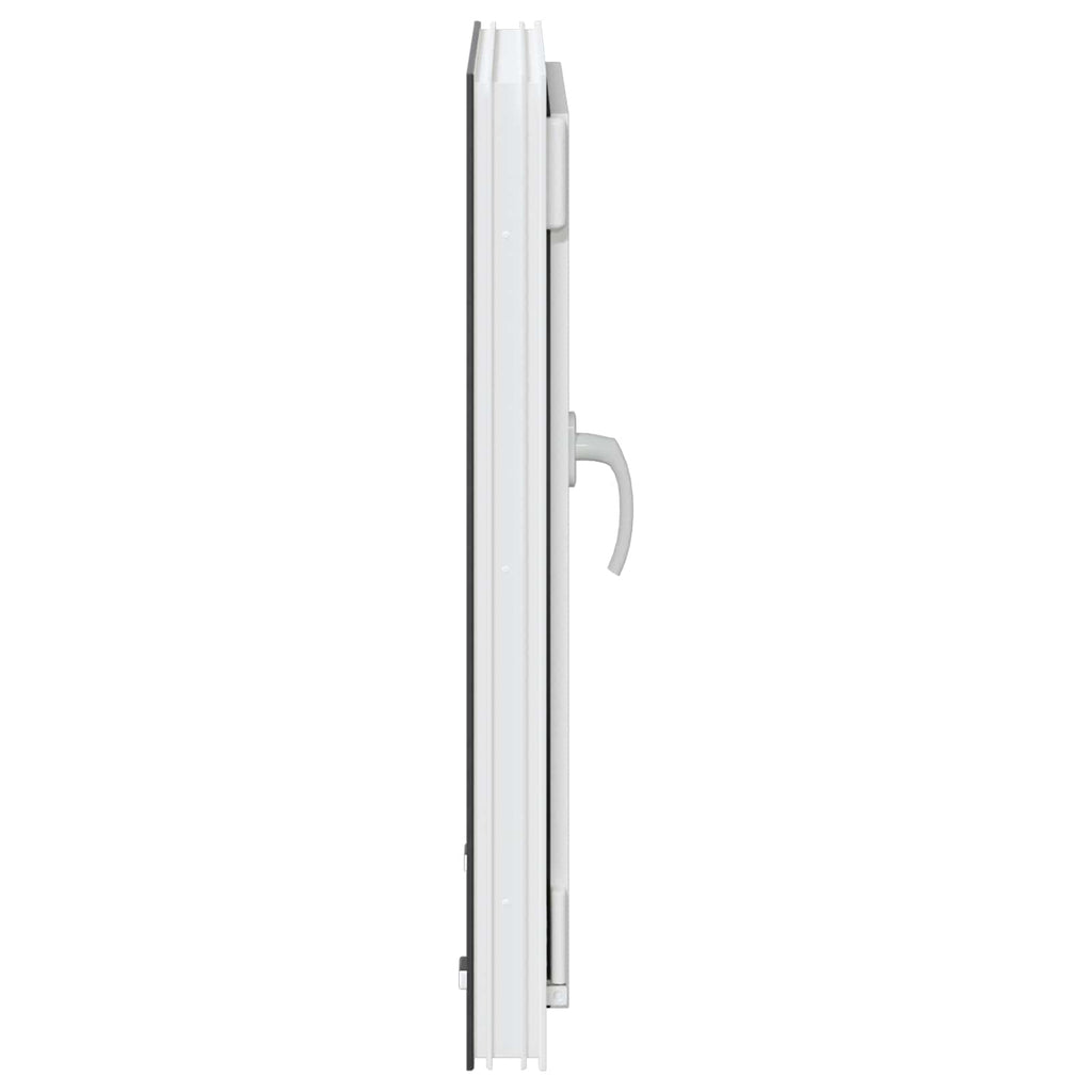 vidaXL Okno piwniczne RISOR 50 x 75 cm PVC i szkło antracytowy
