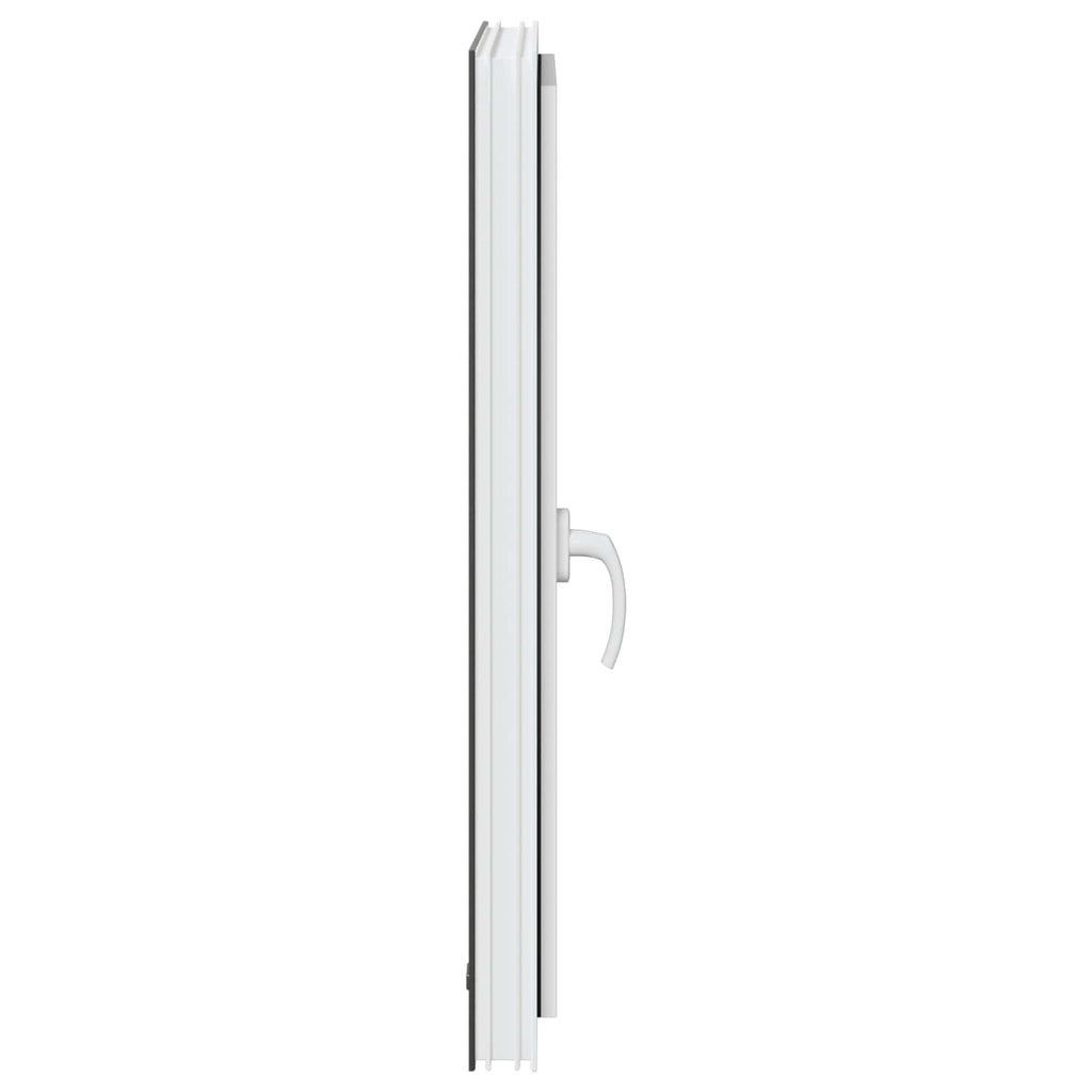 vidaXL Okno piwniczne RISOR 60 x 80 cm PVC i szkło antracytowy