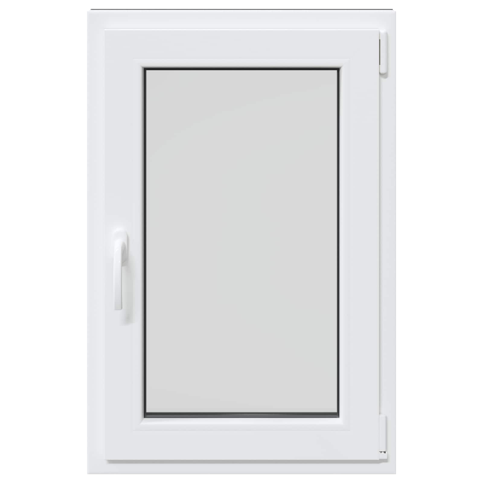 vidaXL Okno piwniczne RISOR 60 x 90 cm PVC i szkło antracytowy