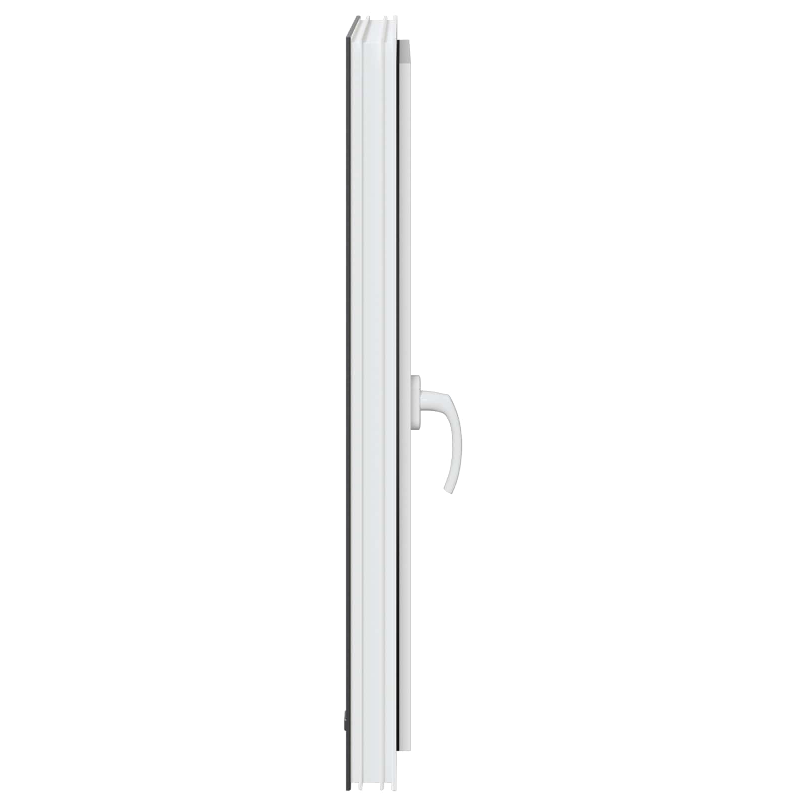 vidaXL Okno piwniczne RISOR 60 x 90 cm PVC i szkło antracytowy