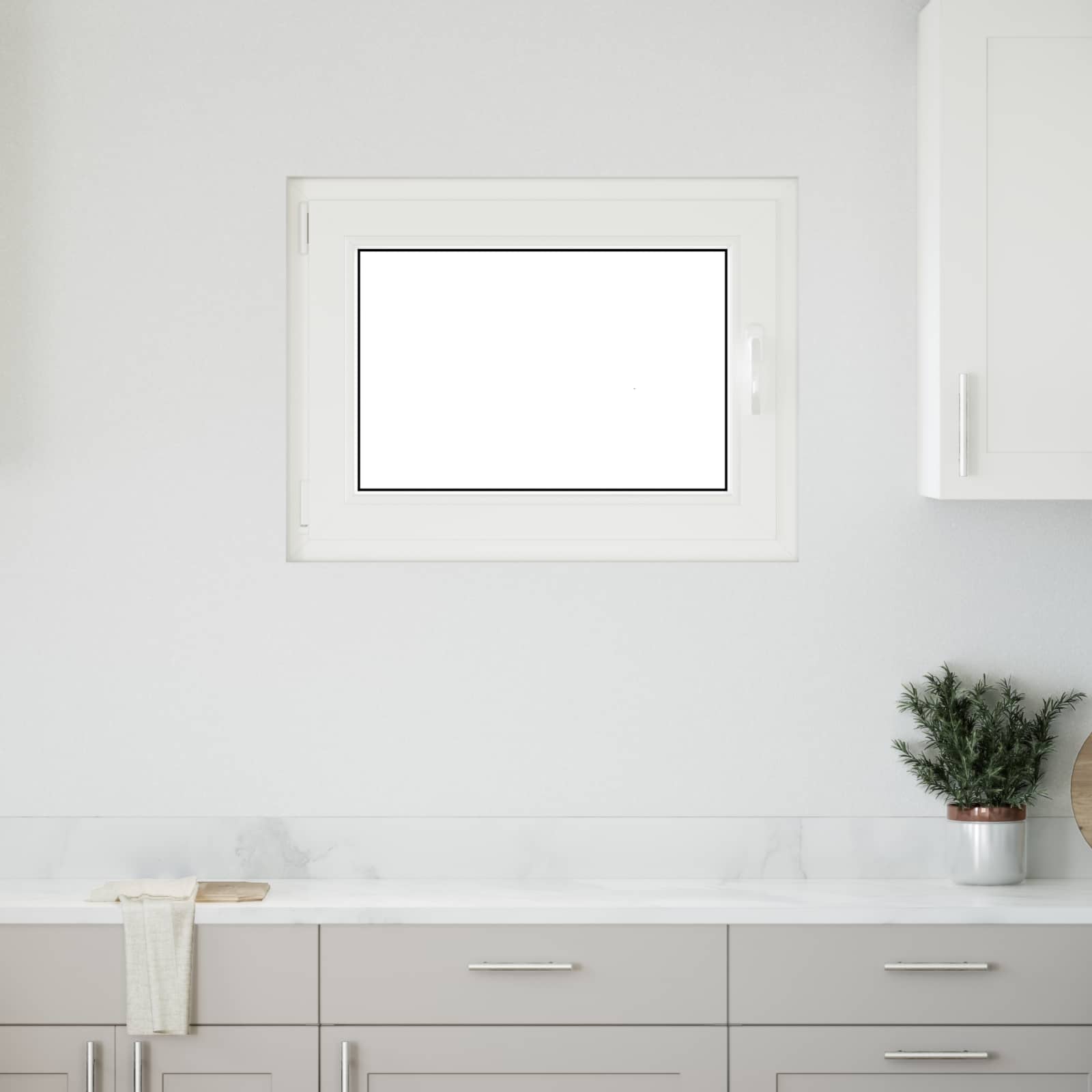 vidaXL Okno piwniczne RISOR 80 x 70 cm PVC i szkło antracytowy