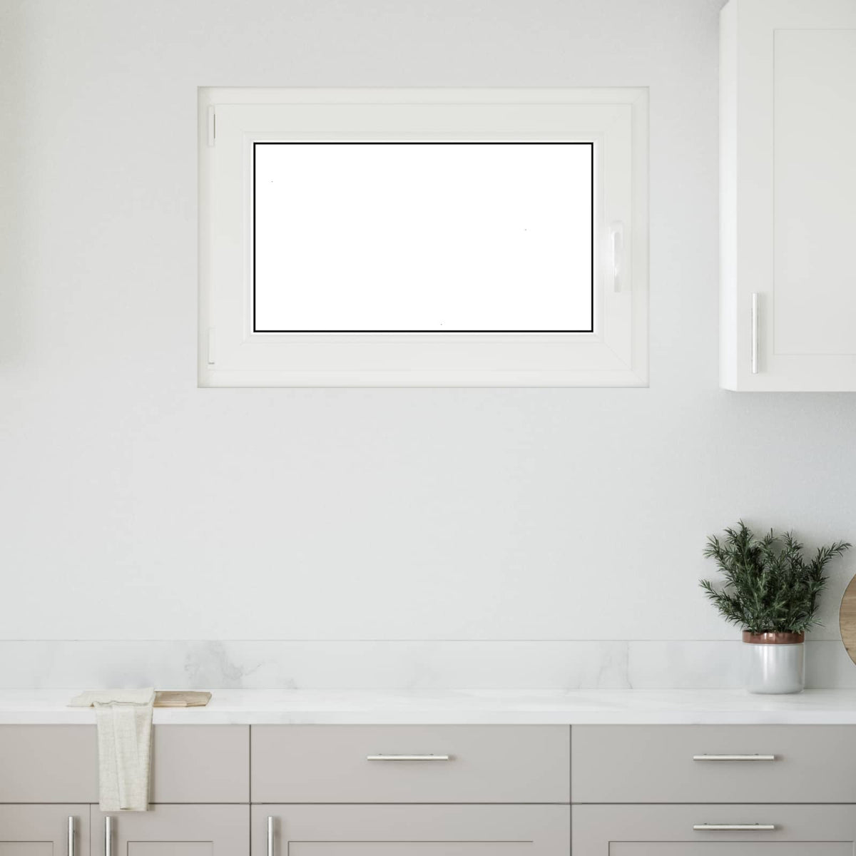 vidaXL Biała wewnętrzna kolor okna piwnicznego RISOR 90 x 60 cm