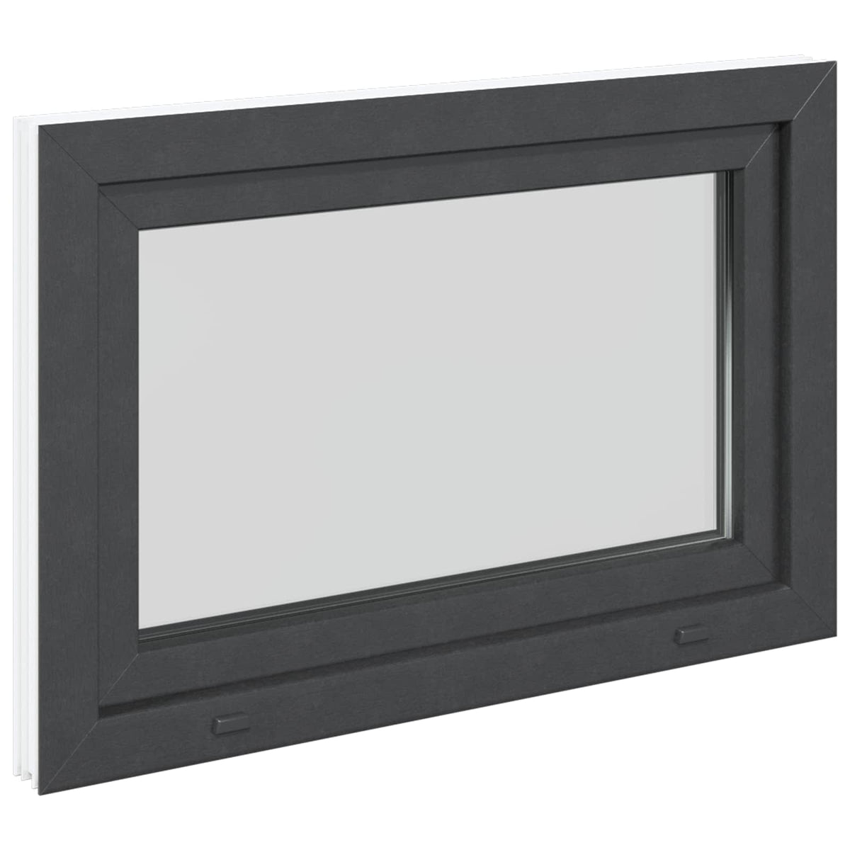 vidaXL Biała wewnętrzna kolor okna piwnicznego RISOR 90 x 60 cm
