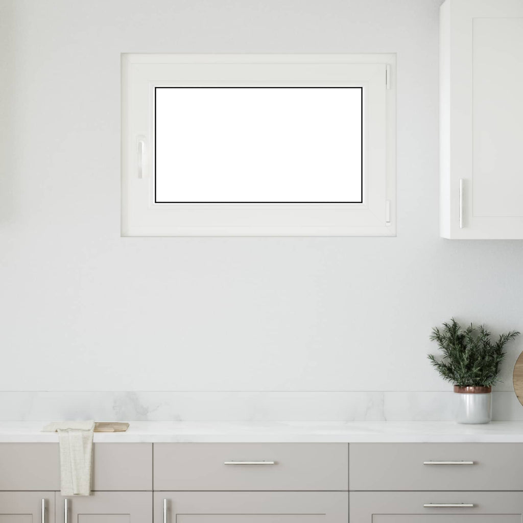 vidaXL Okno piwniczne RISOR 90 x 60 cm PVC i szkło antracytowy