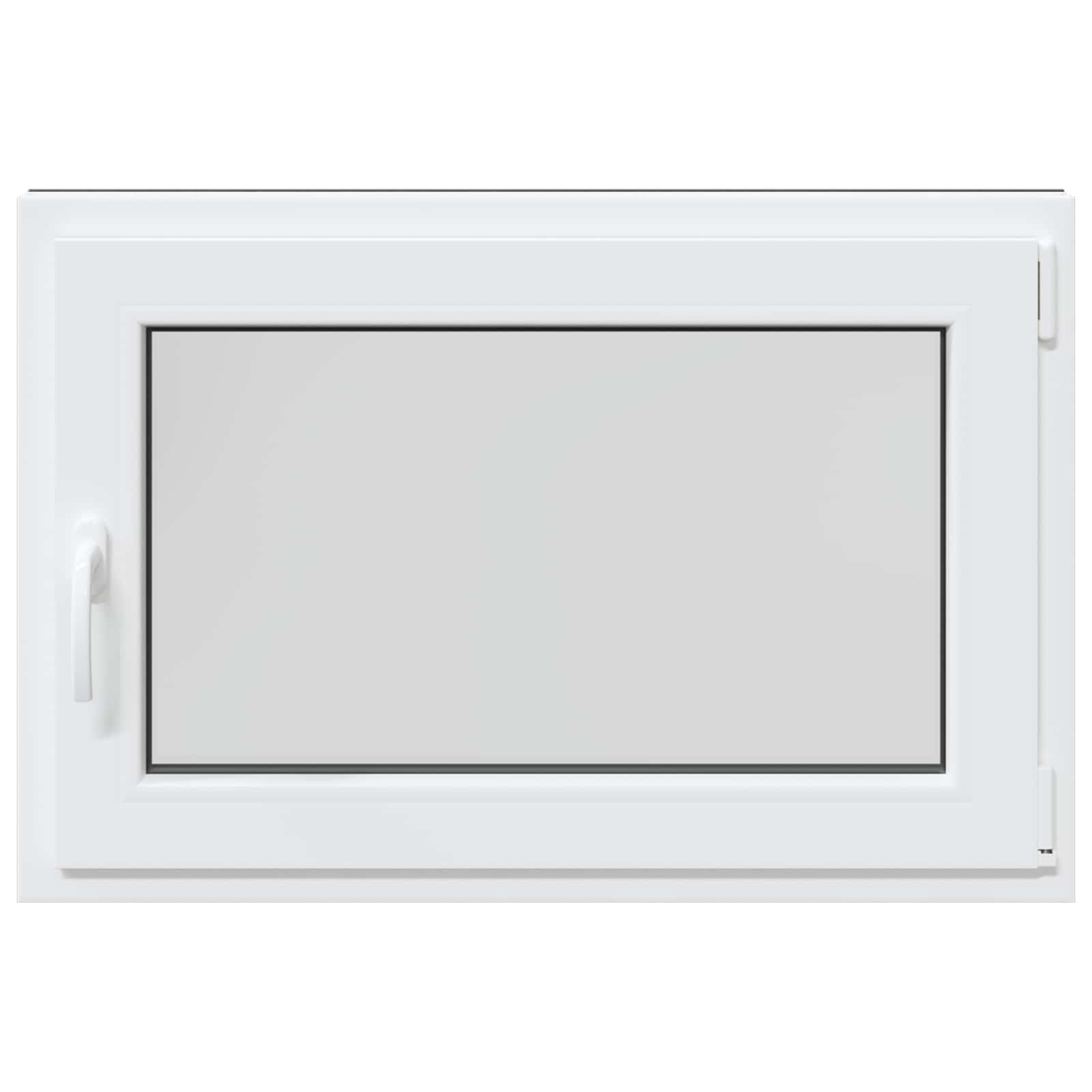 vidaXL Okno piwniczne RISOR 90 x 60 cm PVC i szkło antracytowy