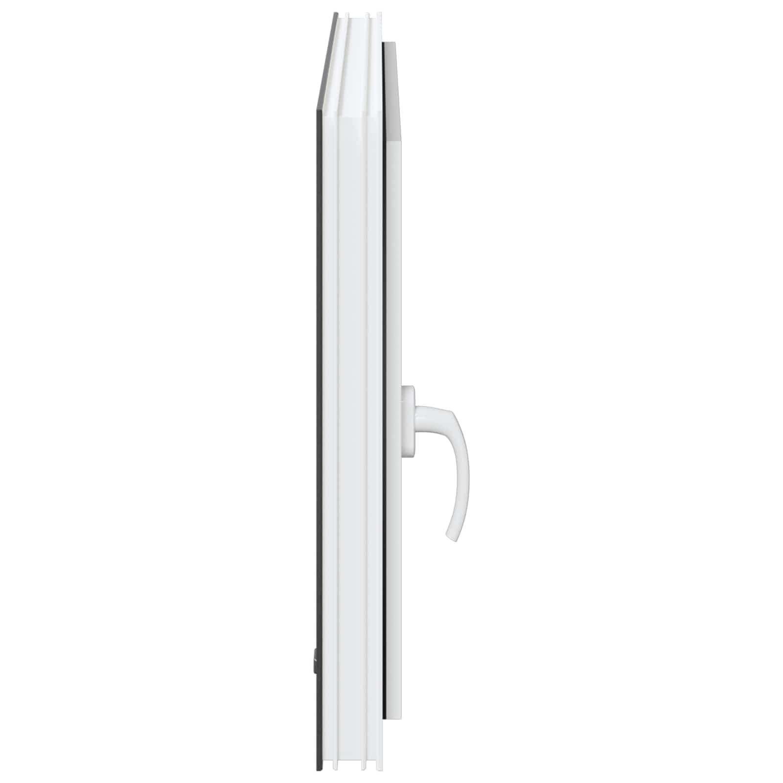 vidaXL Okno piwniczne RISOR 90 x 60 cm PVC i szkło antracytowy
