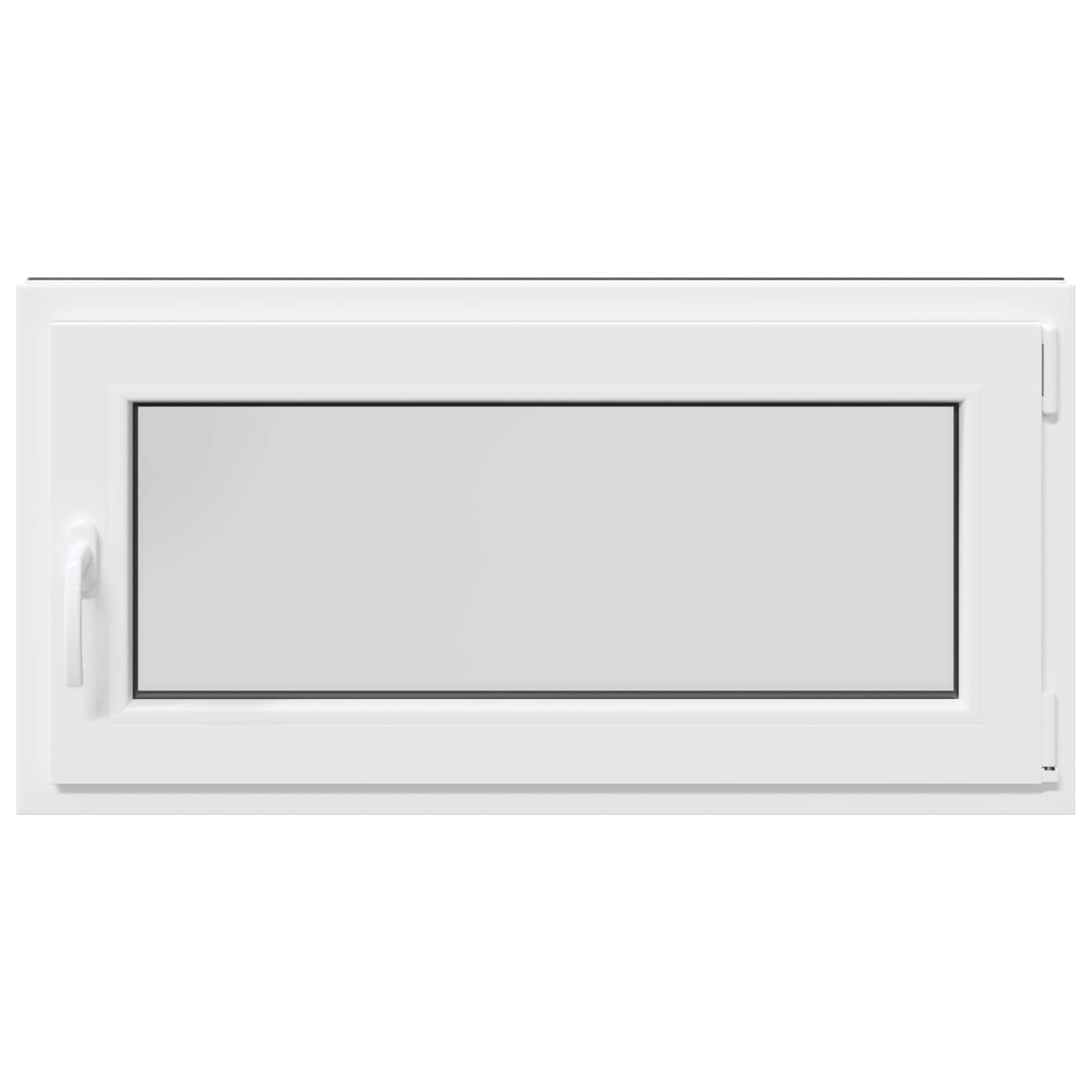 vidaXL Okno piwniczne RISOR 100 x 50 cm PVC i szkło antracytowy