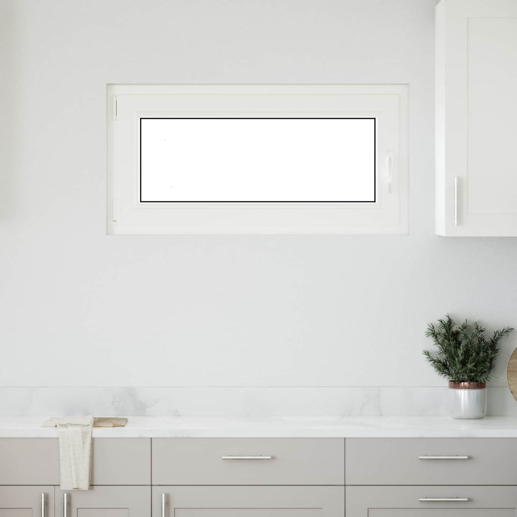 vidaXL Okno piwniczne RISOR 100 x 50 cm PVC i szkło antracytowy