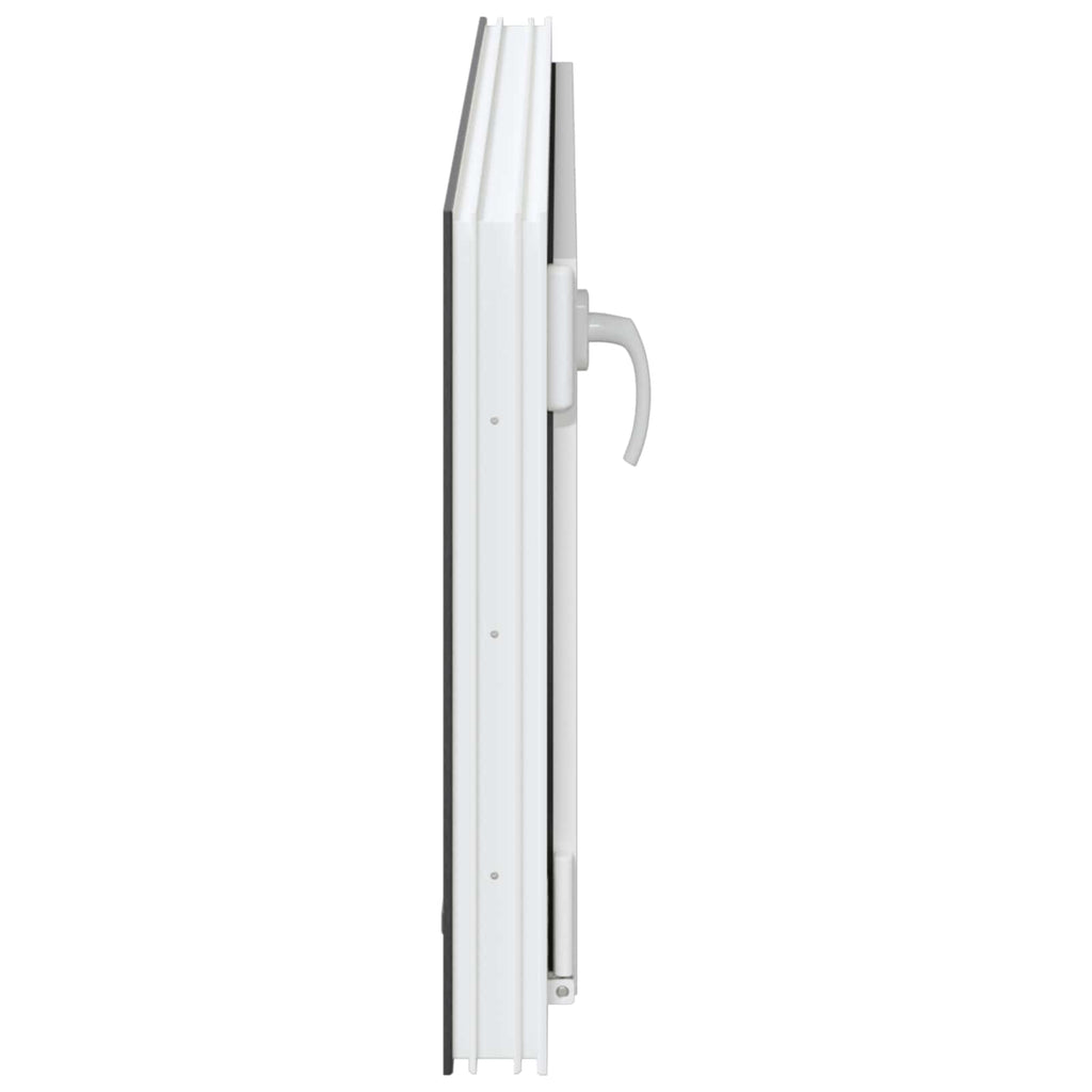 vidaXL Okno piwniczne RISOR 100 x 50 cm PVC i szkło antracytowy