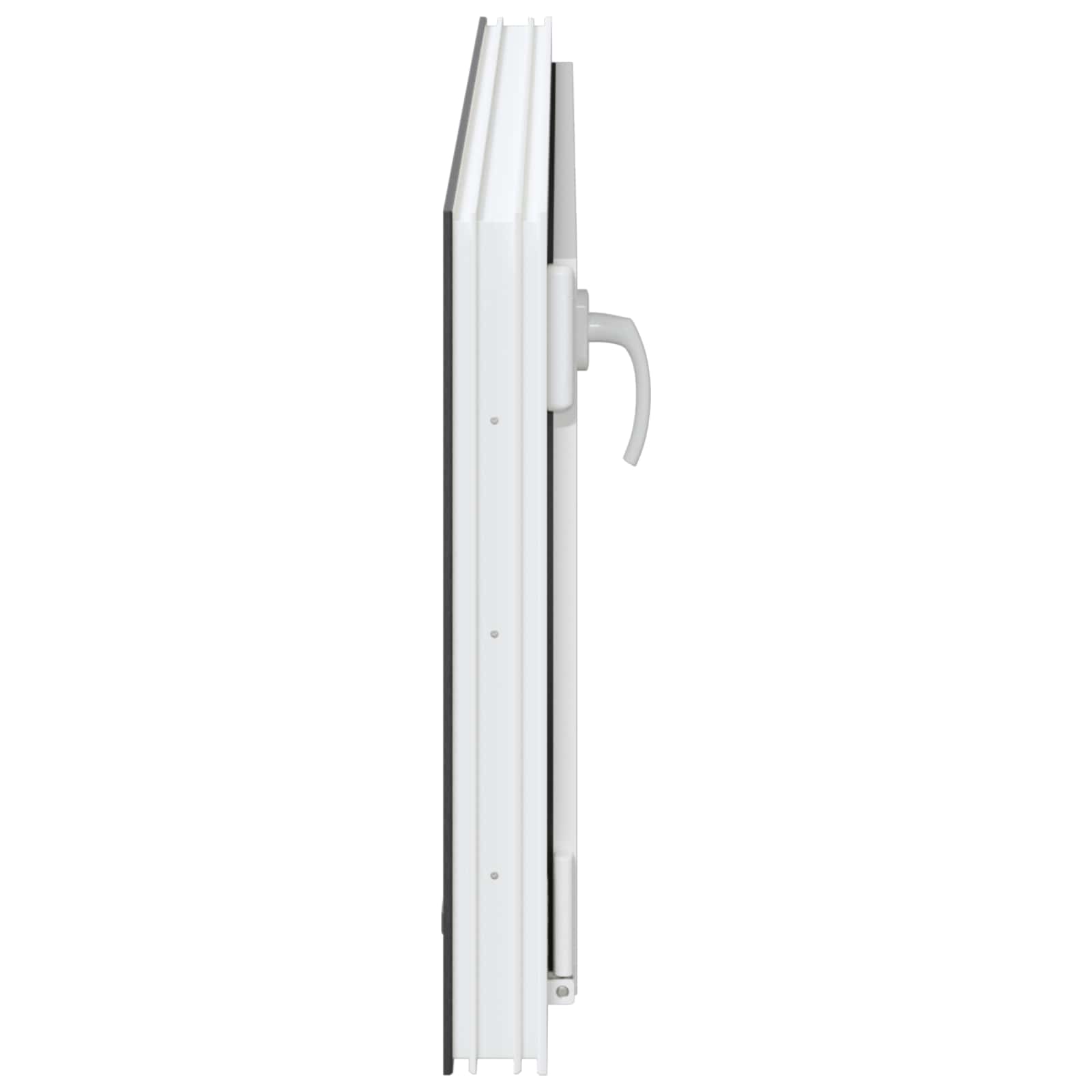 vidaXL Okno piwniczne RISOR 100 x 50 cm PVC i szkło antracytowy