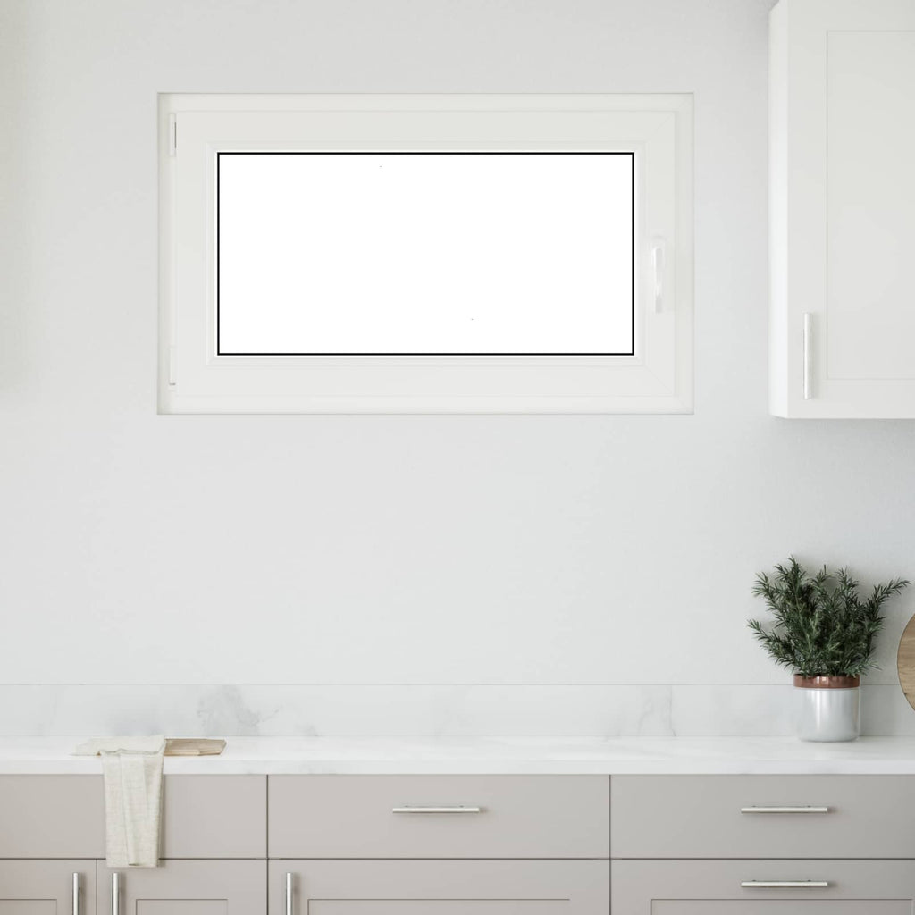vidaXL Okno piwniczne RISOR 100 x 60 cm PVC i szkło antracytowy