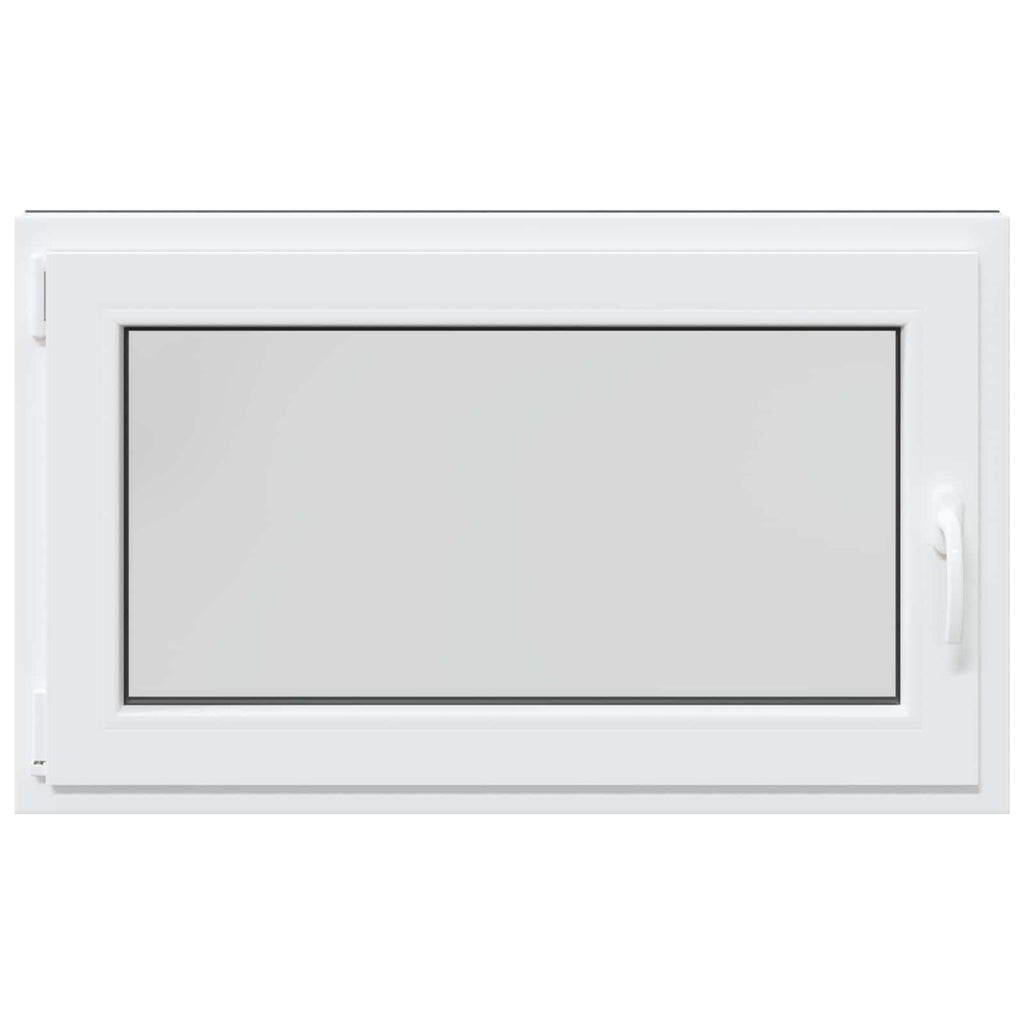 vidaXL Okno piwniczne RISOR 100 x 60 cm PVC i szkło antracytowy