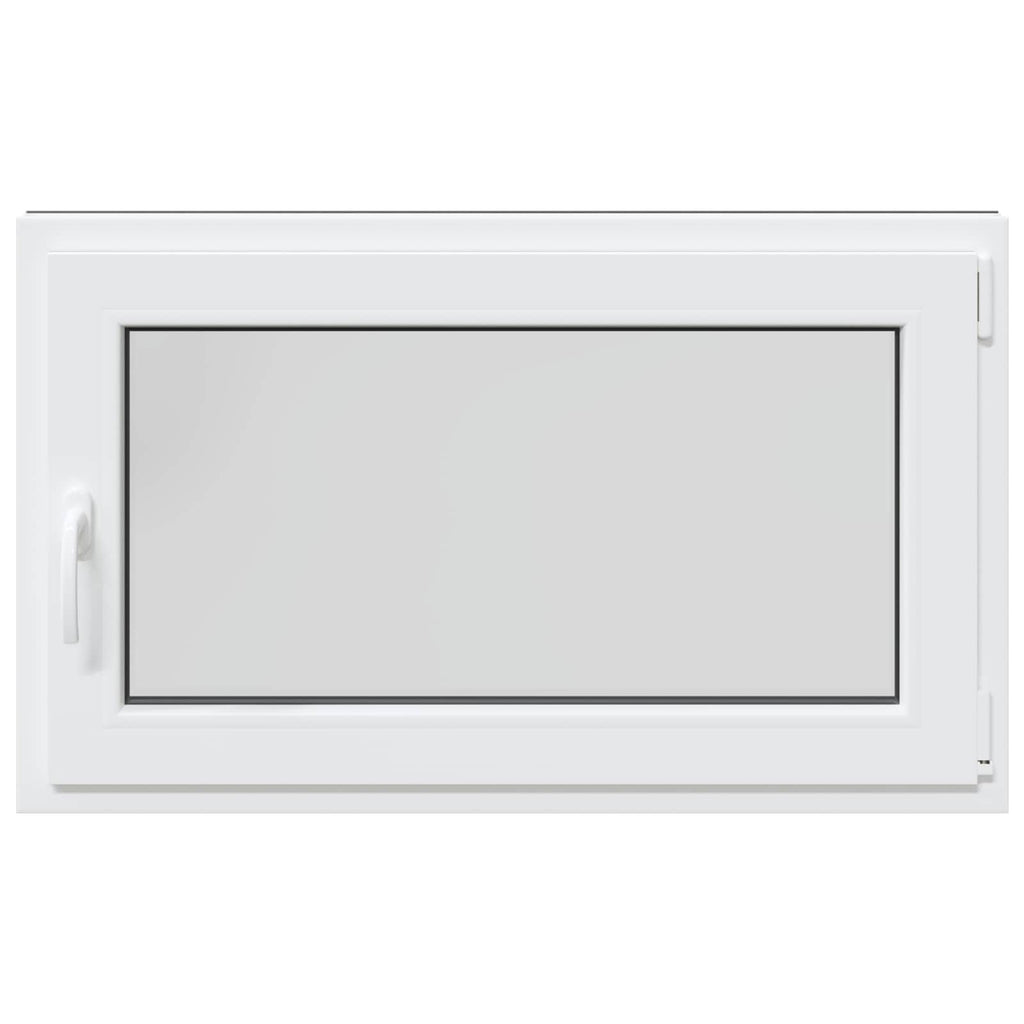 vidaXL Okno piwniczne RISOR 100 x 70 cm PVC i szkło antracytowy