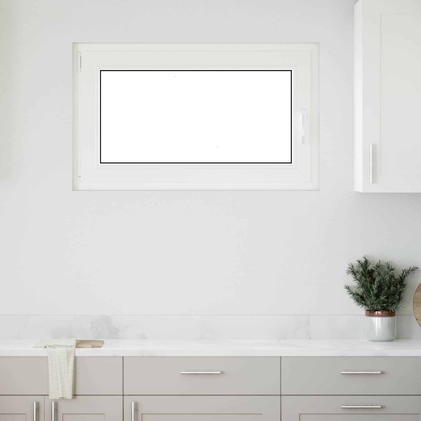vidaXL Okno piwniczne RISOR 100 x 70 cm PVC i szkło antracytowy