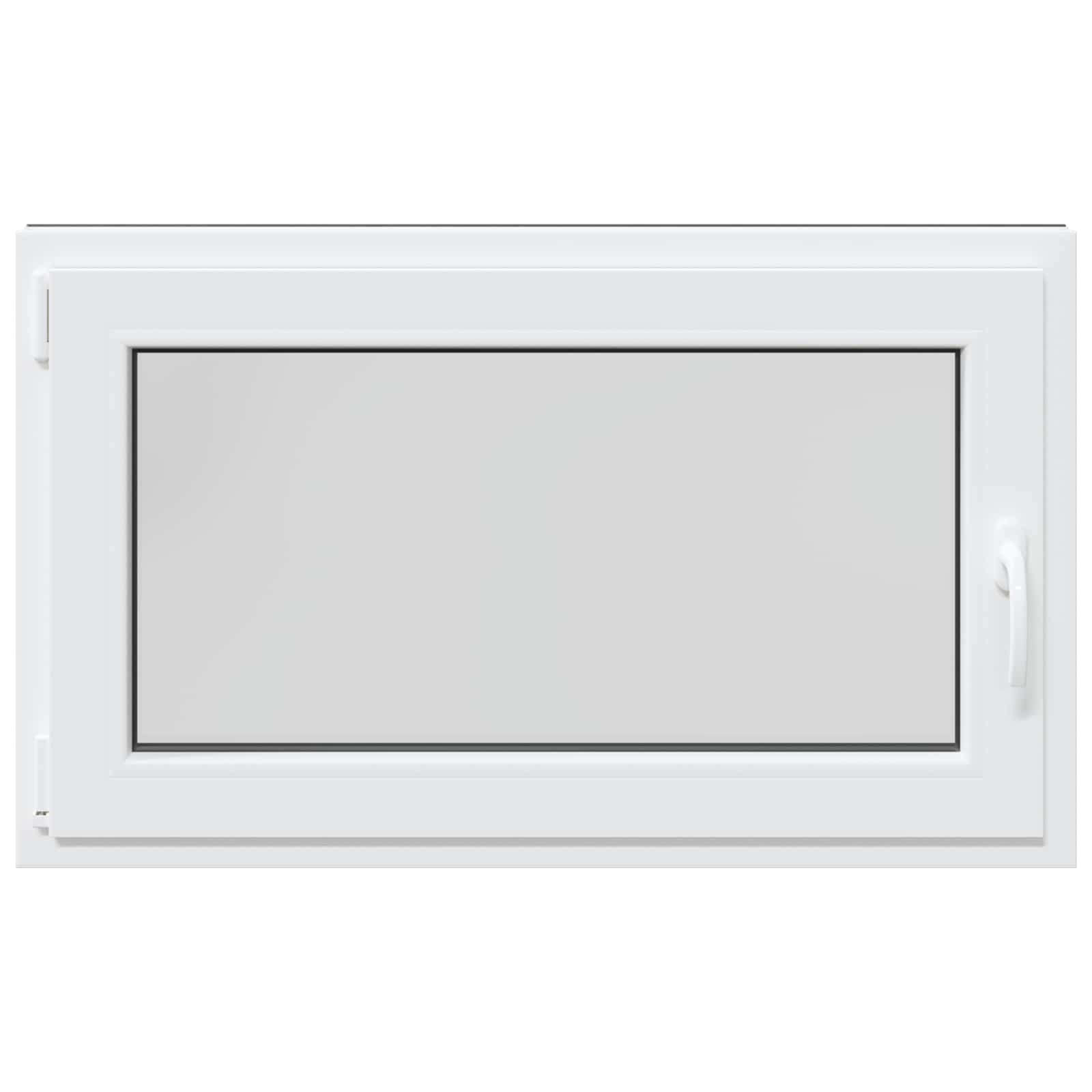 vidaXL Okno piwniczne RISOR 100 x 70 cm PVC i szkło antracytowy
