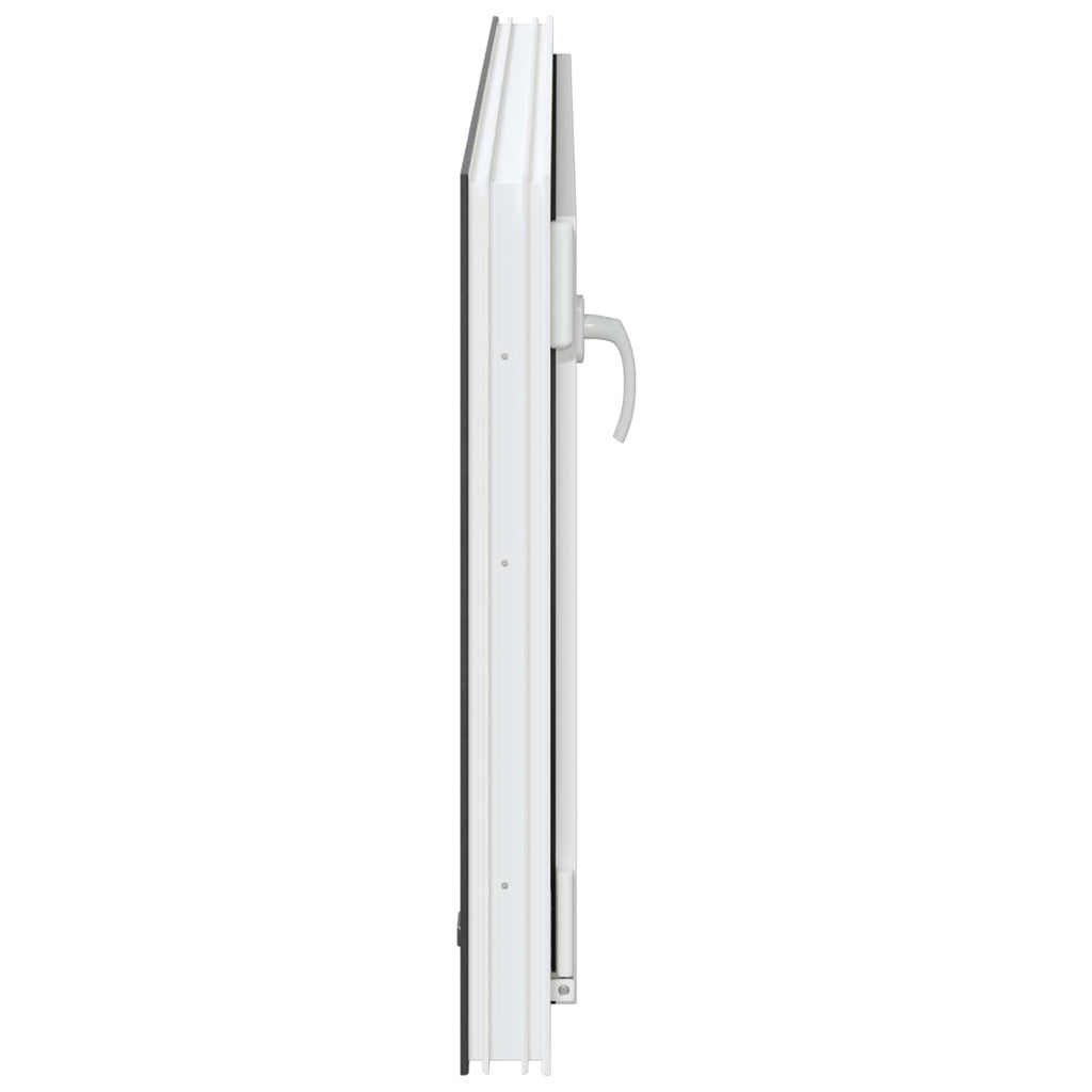 vidaXL Okno piwniczne RISOR 110 x 50 cm PVC i szkło antracytowy