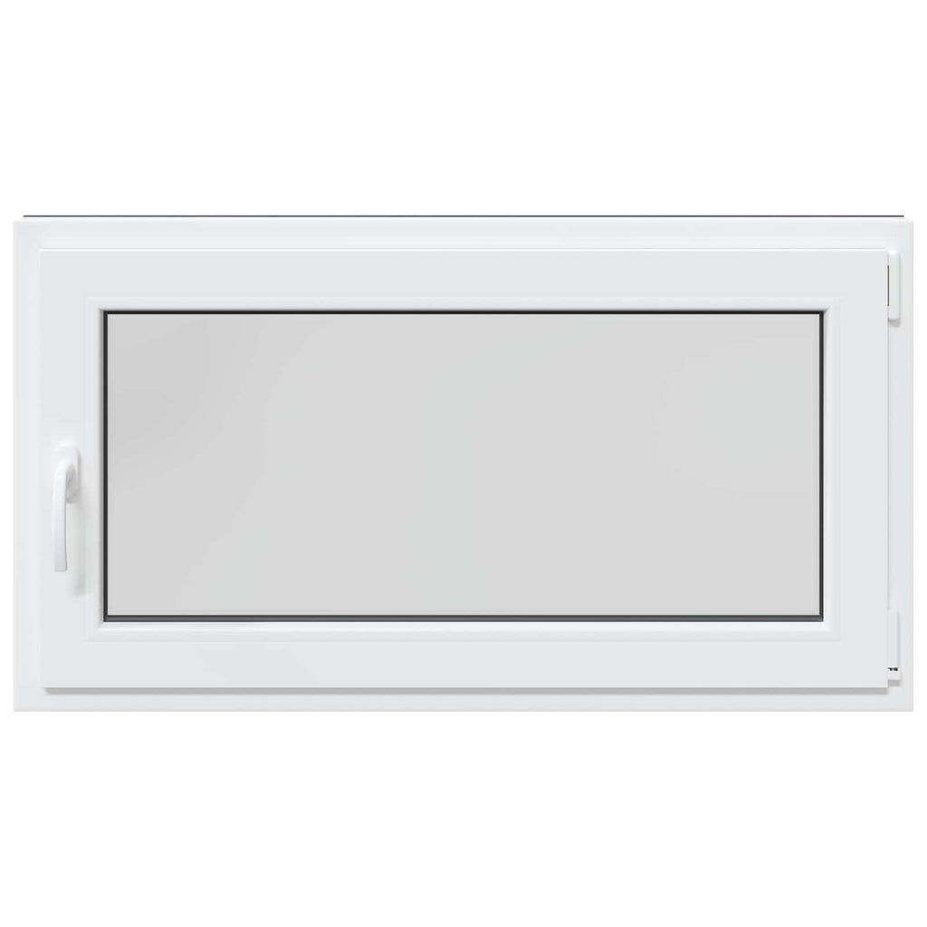 vidaXL Okno piwniczne RISOR 110 x 60 cm PVC i szkło antracytowy