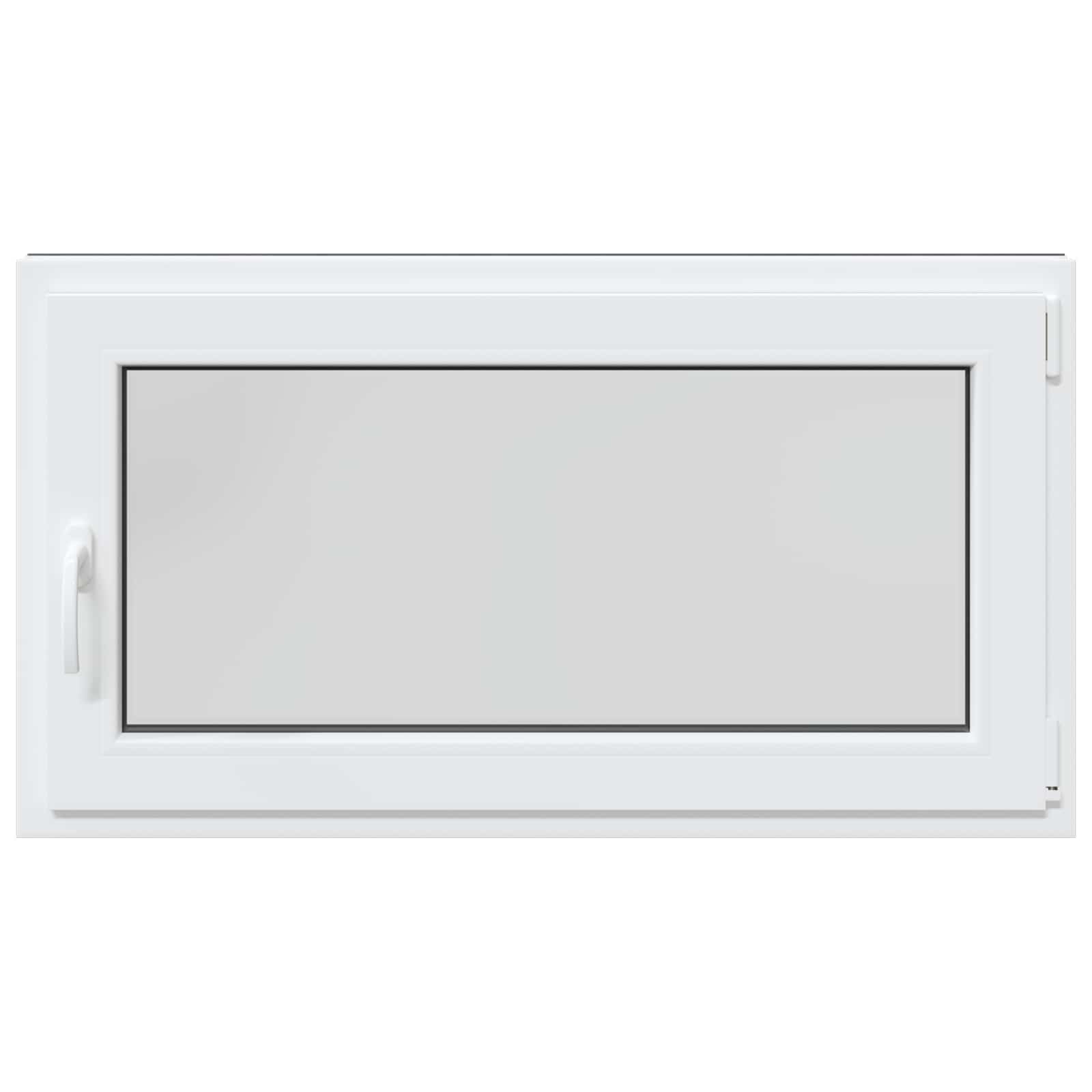 vidaXL Okno piwniczne RISOR 110 x 60 cm PVC i szkło antracytowy