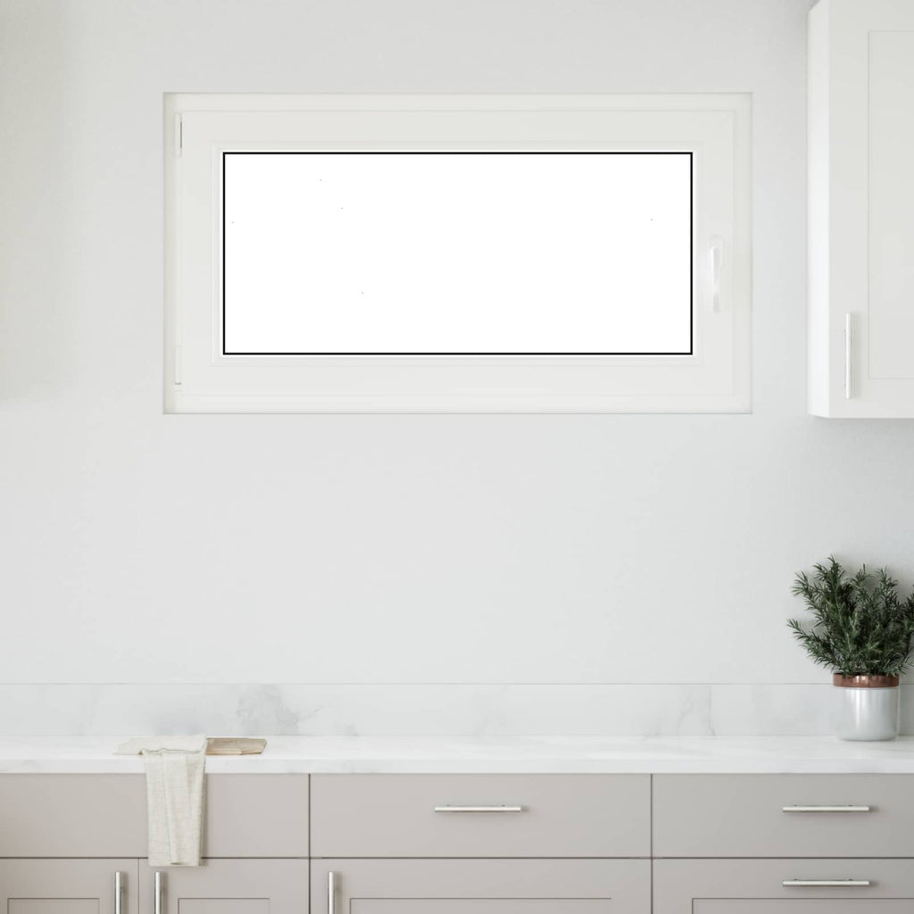 vidaXL Okno piwniczne RISOR 110 x 60 cm PVC i szkło antracytowy