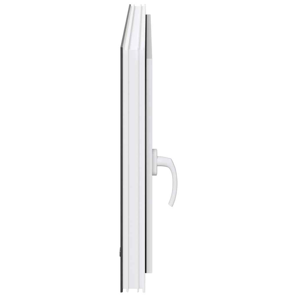 vidaXL Okno piwniczne RISOR 110 x 70 cm PVC i szkło antracytowy