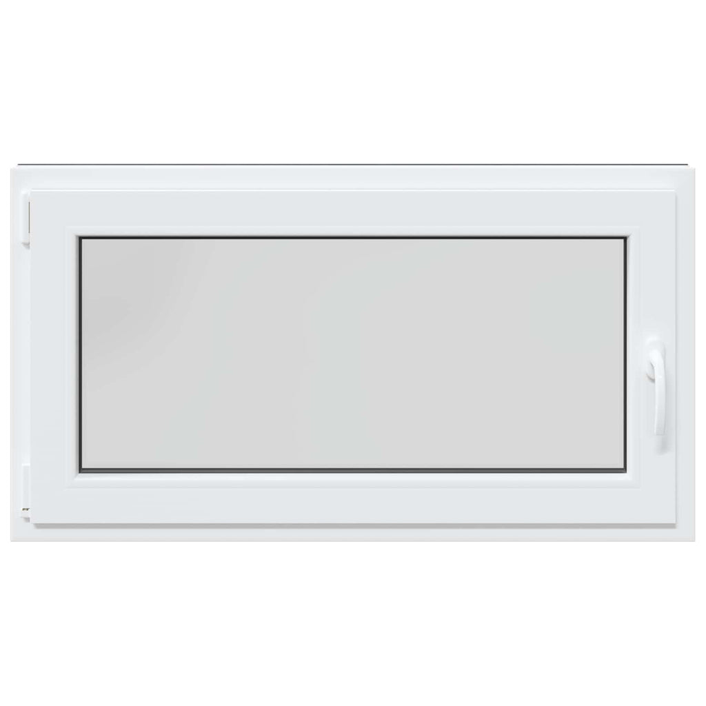 vidaXL Okno piwniczne RISOR 110 x 70 cm PVC i szkło antracytowy