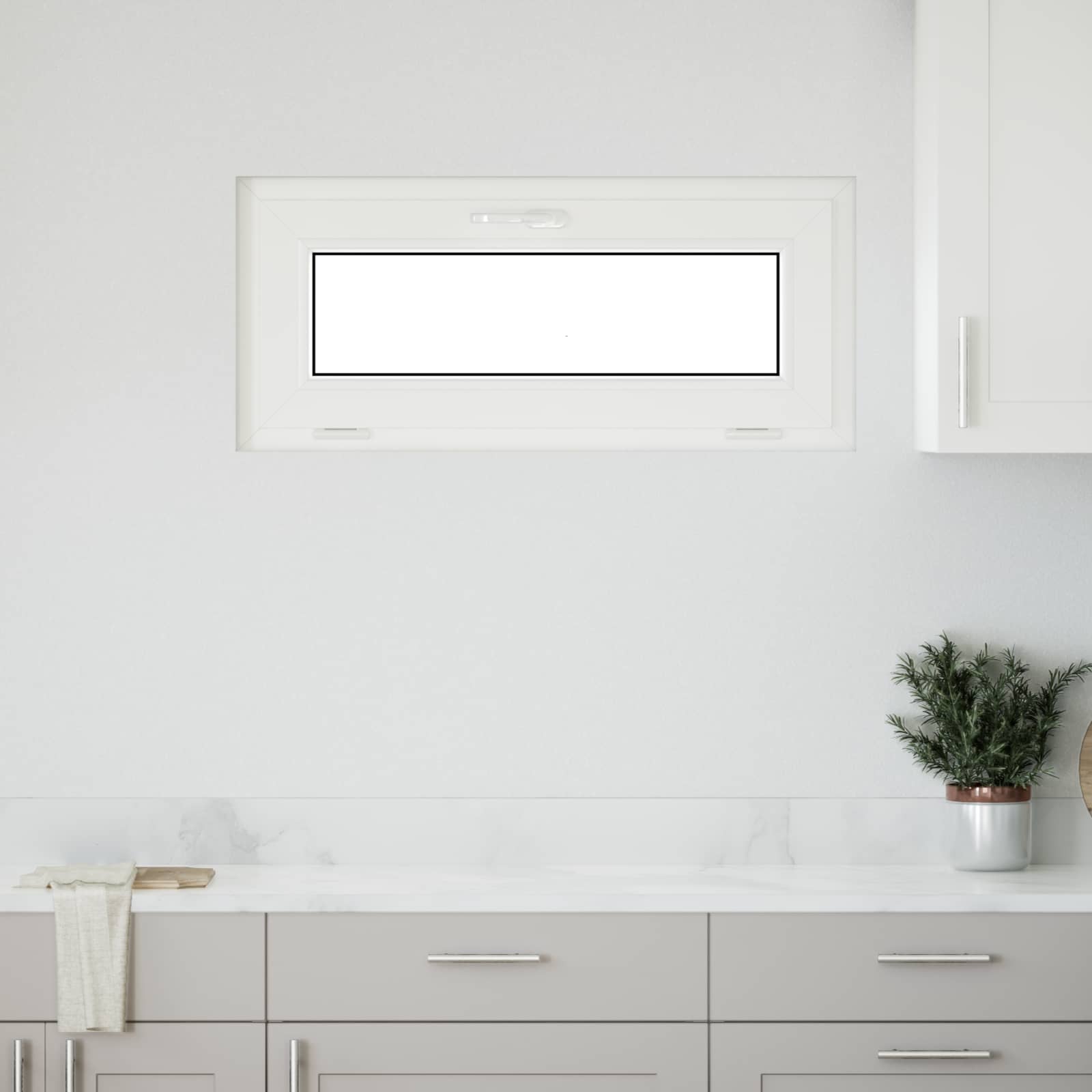 vidaXL Okno piwniczne RISOR 90 x 40 cm PVC i szkło antracytowy