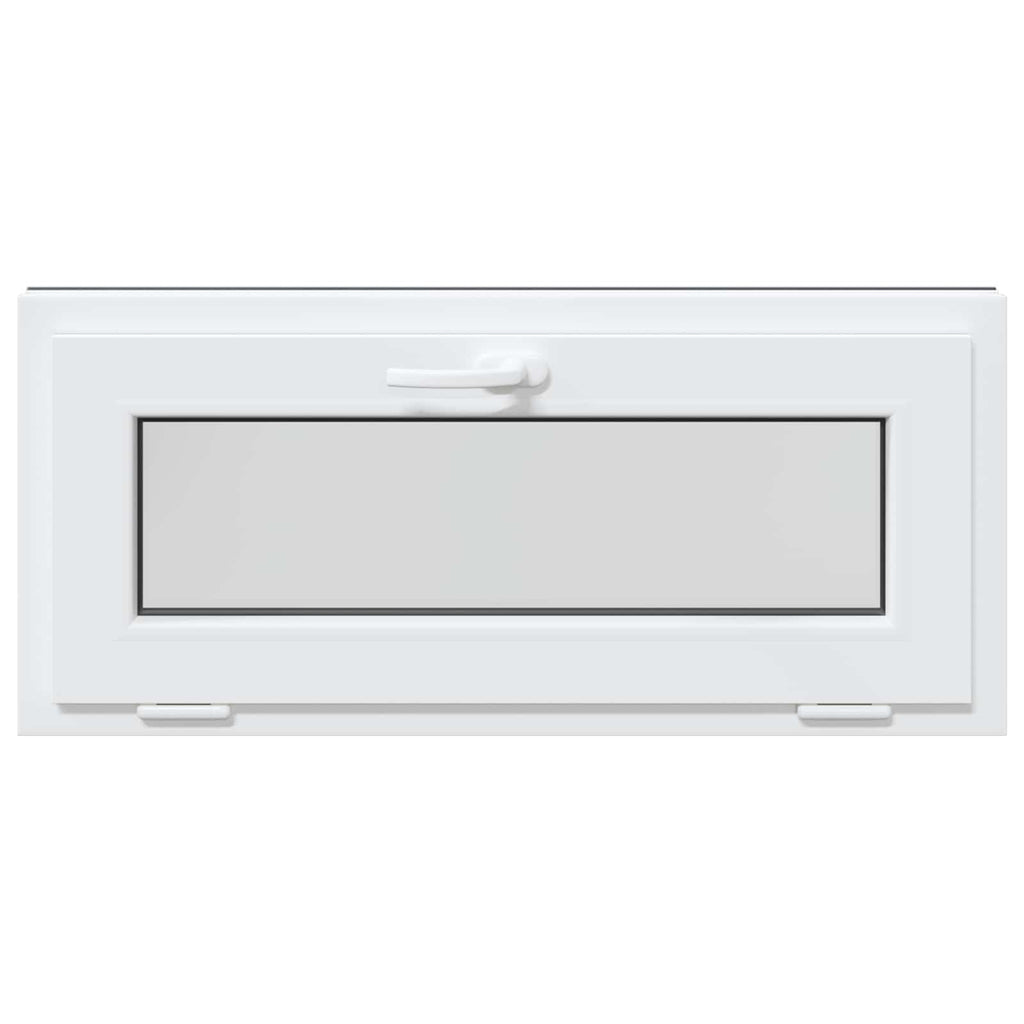 vidaXL Okno piwniczne RISOR 90 x 40 cm PVC i szkło antracytowy