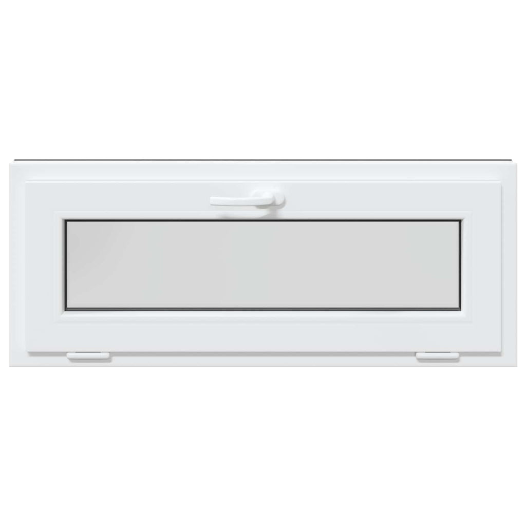 vidaXL Okno piwniczne RISOR 100 x 40 cm PVC i szkło antracytowy
