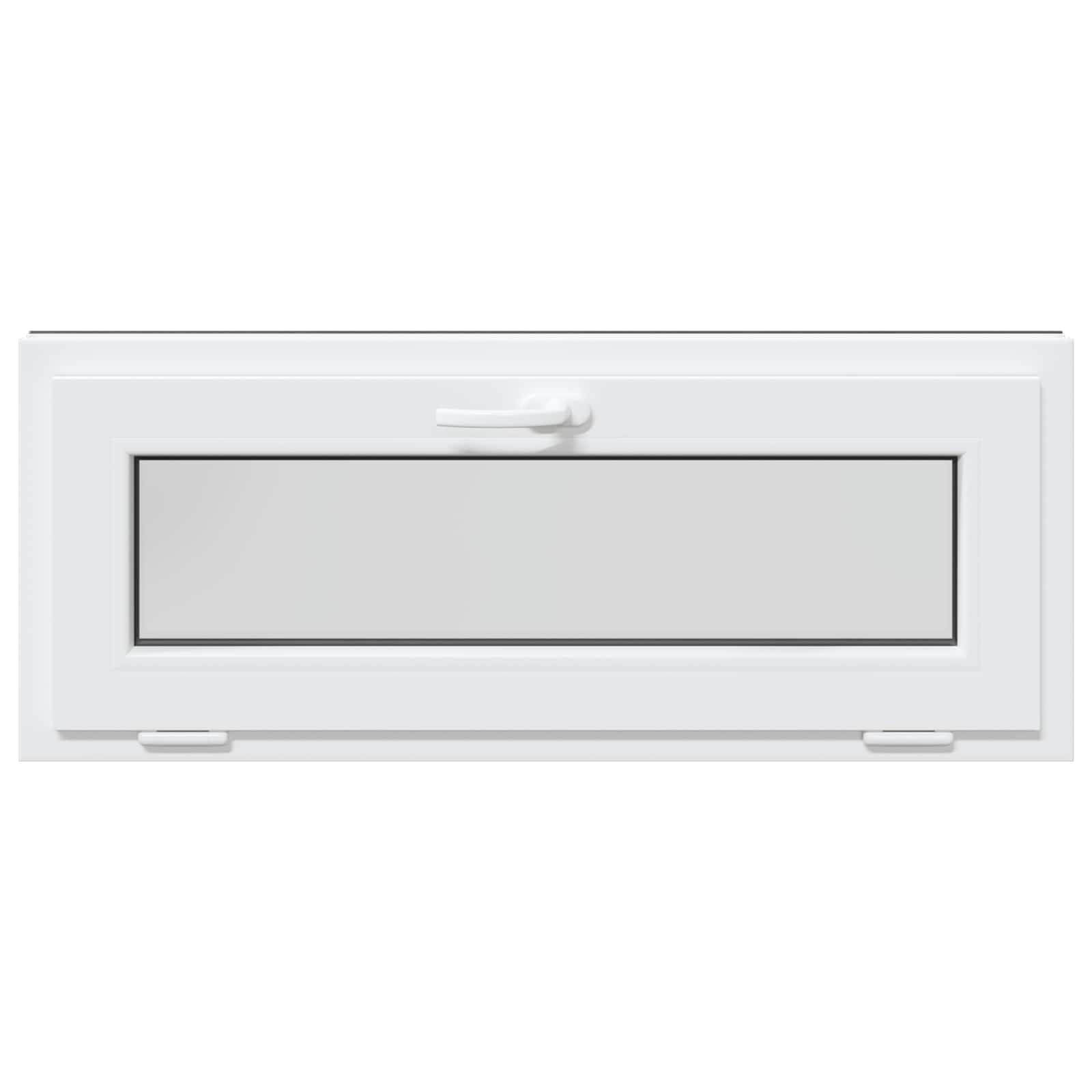 vidaXL Okno piwniczne RISOR 110 x 40 cm PVC i szkło antracytowy