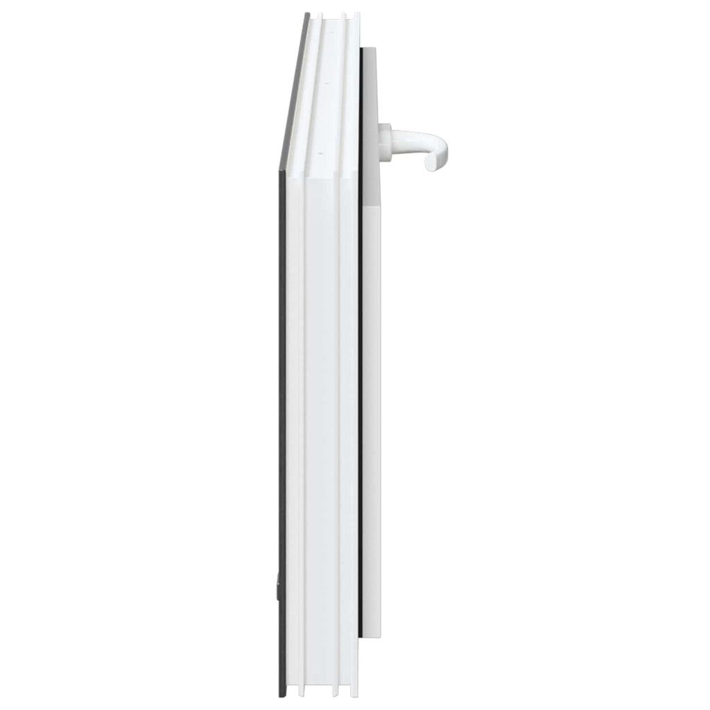 vidaXL Okno piwniczne RISOR 110 x 40 cm PVC i szkło antracytowy
