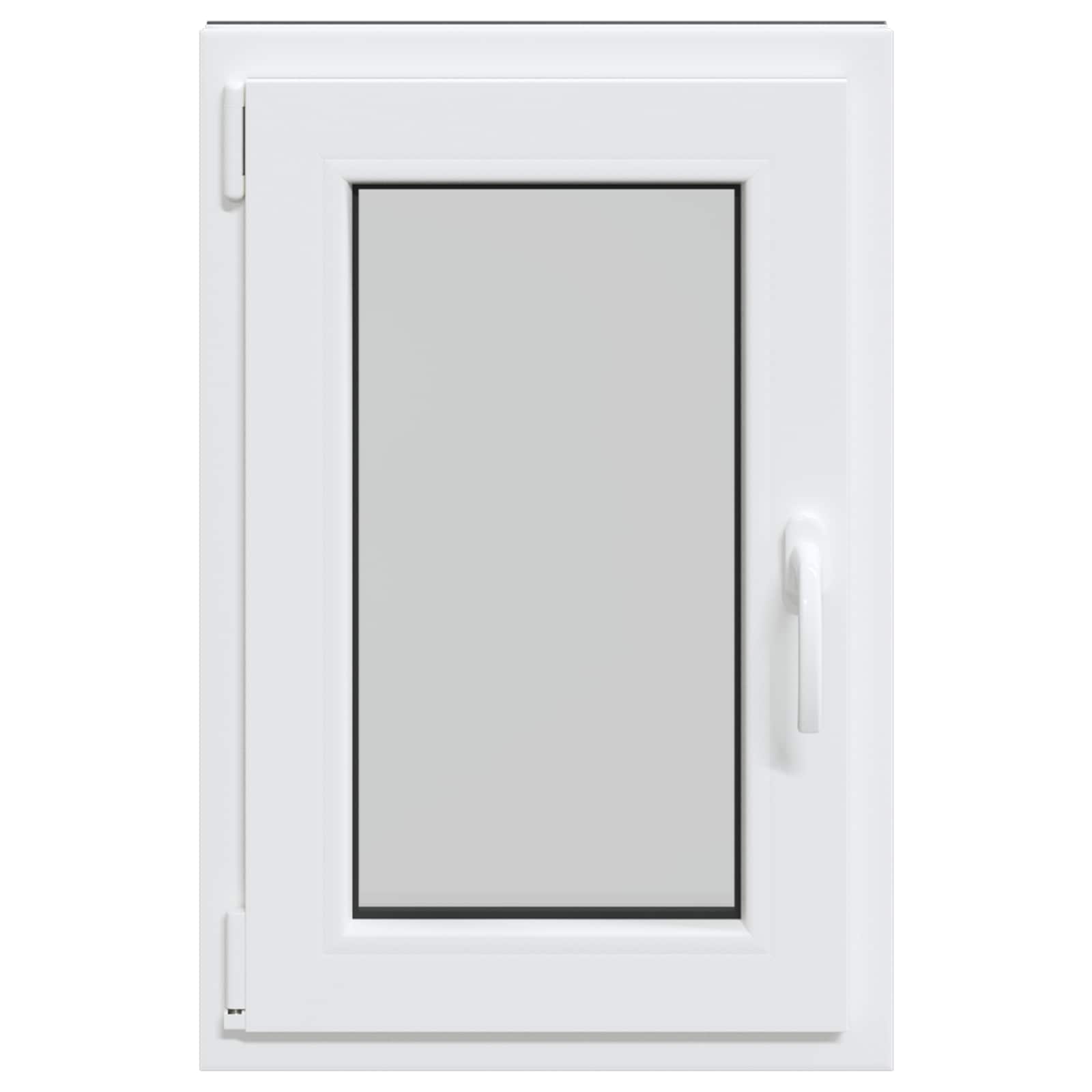 vidaXL Okno piwniczne RISOR 50 x 75 cm PVC i szkło antracytowy