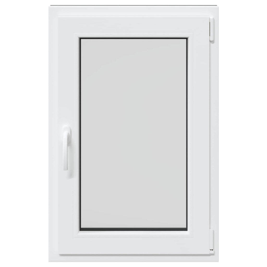 vidaXL Okno piwniczne RISOR 60 x 90 cm PVC i szkło antracytowy