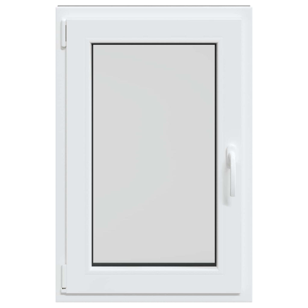 vidaXL Okno piwniczne RISOR 60 x 100 cm PVC i szkło antracytowy
