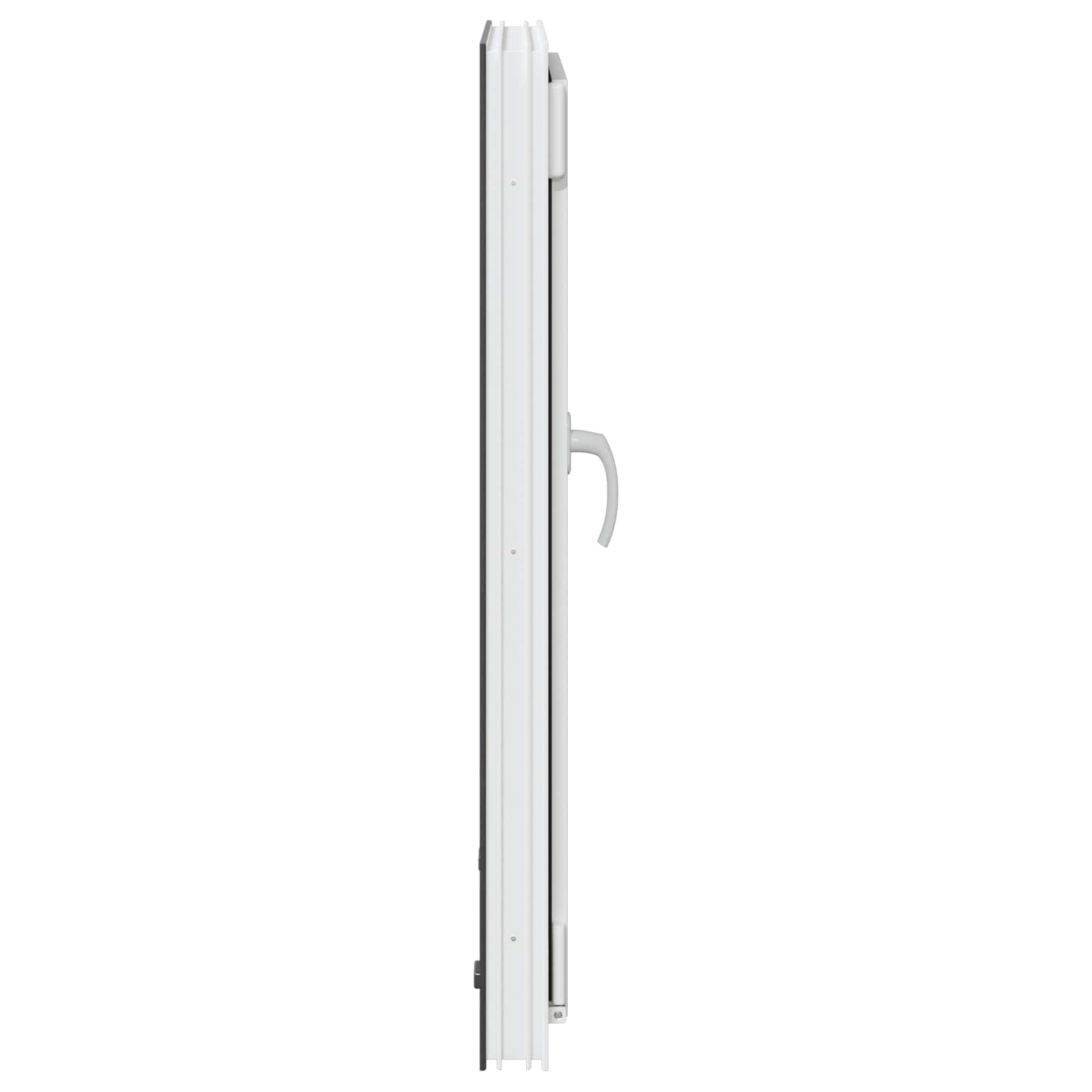 vidaXL Okno piwniczne RISOR 60 x 100 cm PVC i szkło antracytowy