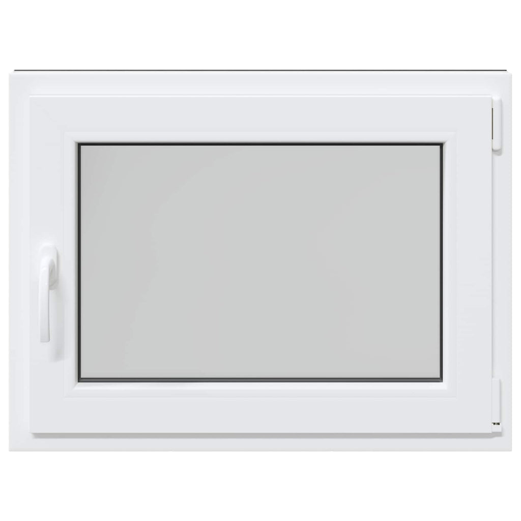 vidaXL Okno piwniczne RISOR 80 x 50 cm PVC i szkło antracytowy
