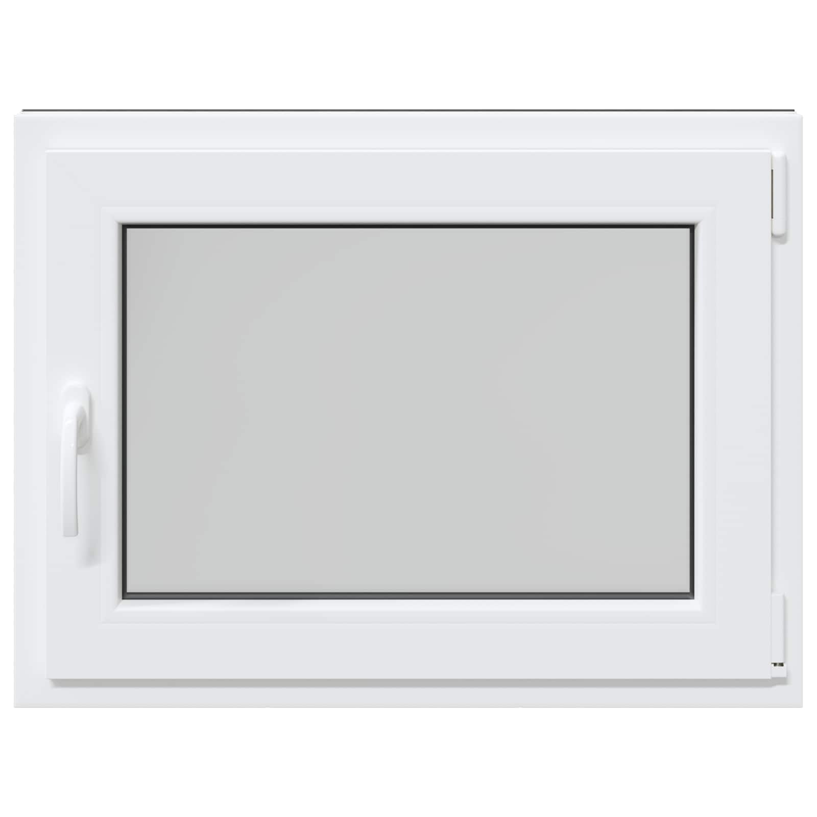 vidaXL Okno piwniczne RISOR 80 x 50 cm PVC i szkło antracytowy
