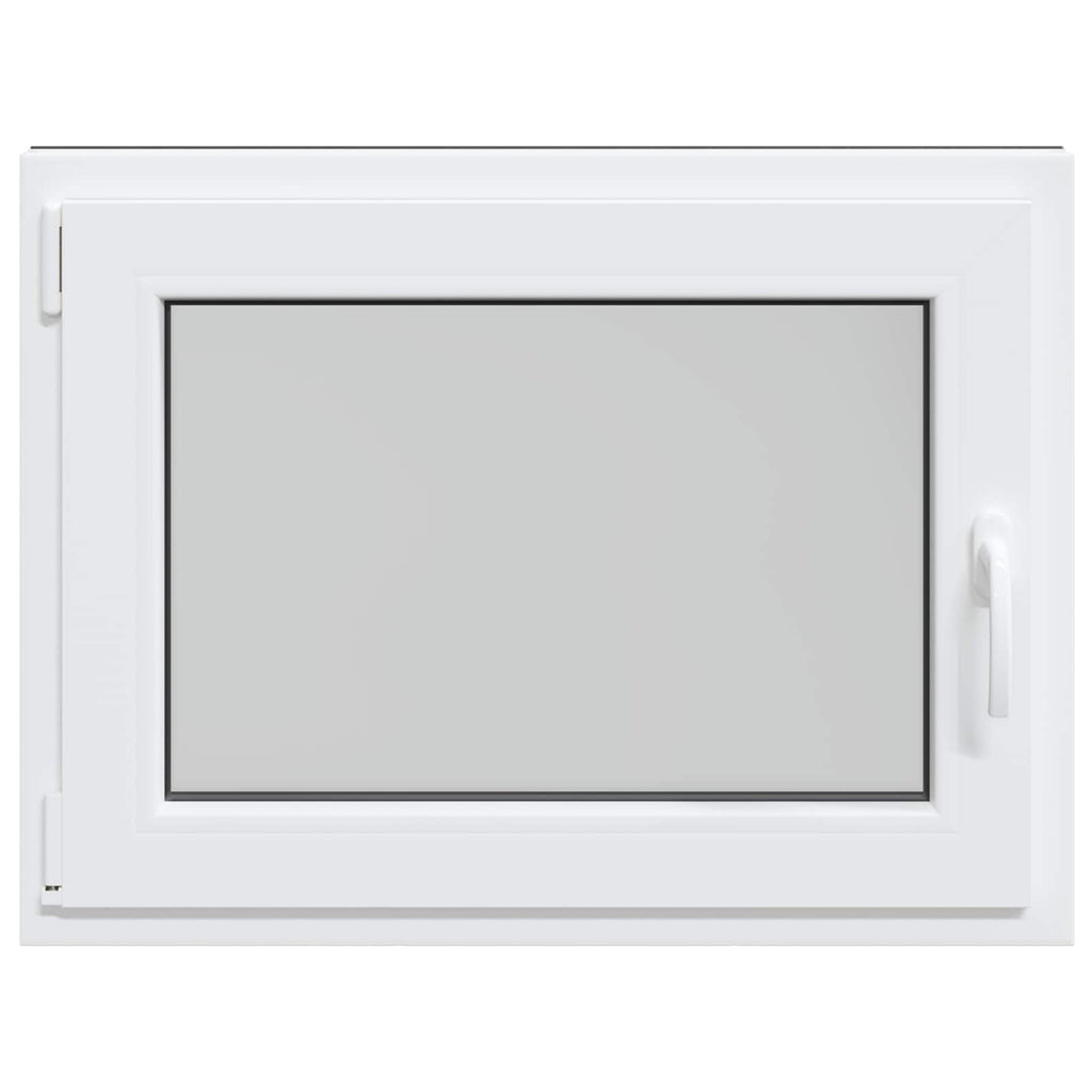 vidaXL Okno piwniczne RISOR 80 x 70 cm PVC i szkło antracytowy