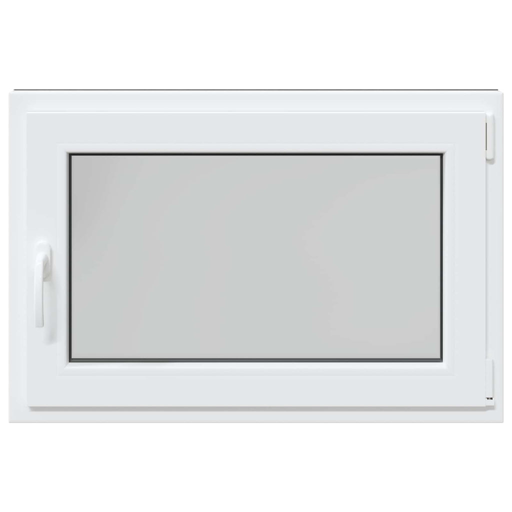 vidaXL Okno piwniczne RISOR 80 x 70 cm PVC i szkło antracytowy