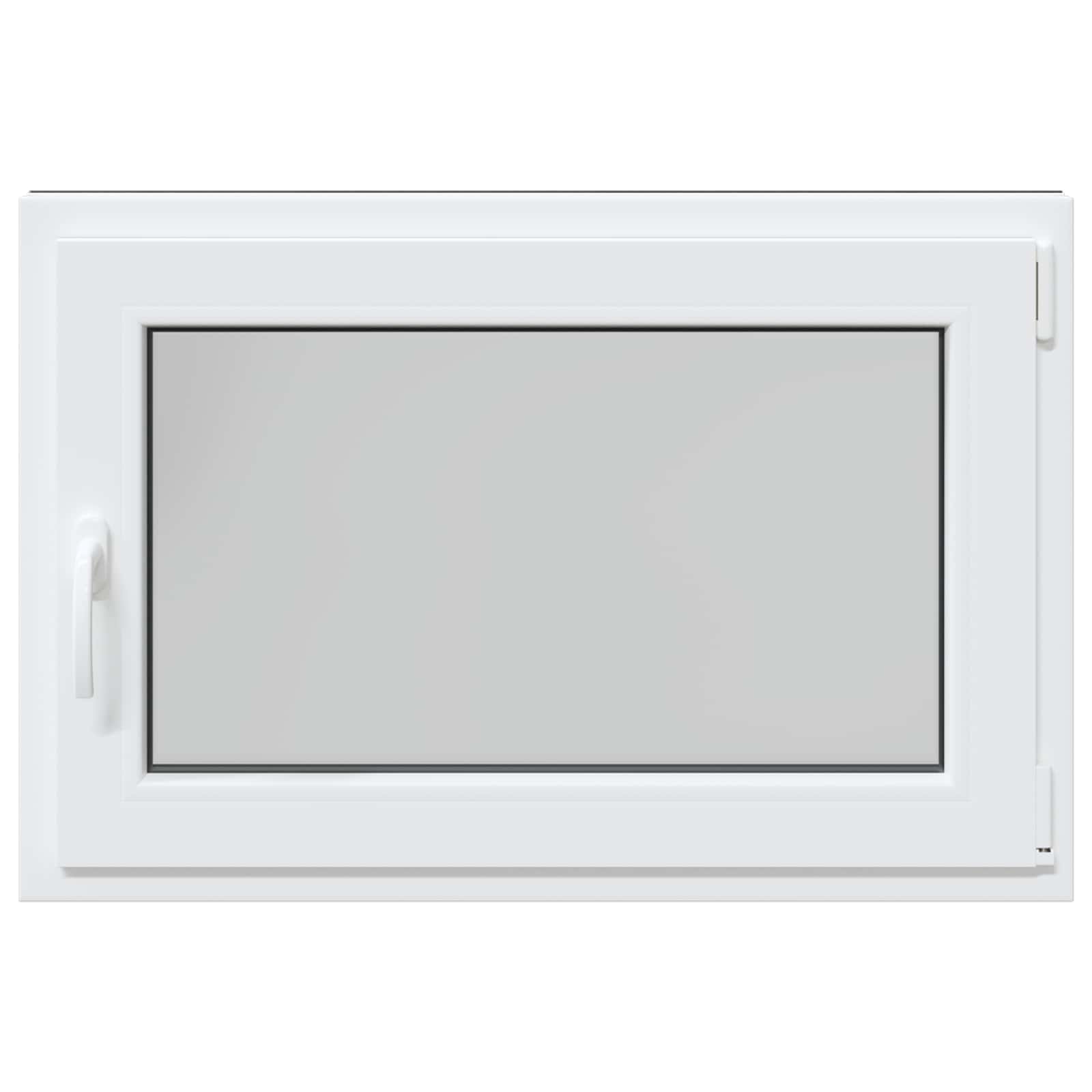 vidaXL Okno piwniczne RISOR 80 x 70 cm PVC i szkło antracytowy