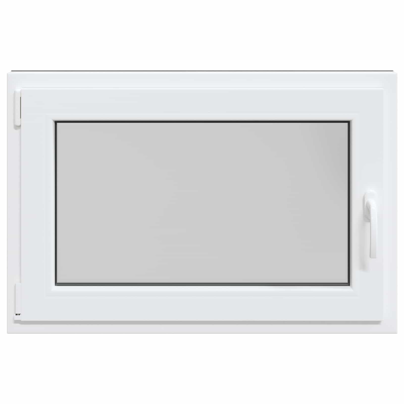 vidaXL Okno piwniczne RISOR 90 x 60 cm PVC i szkło antracytowy