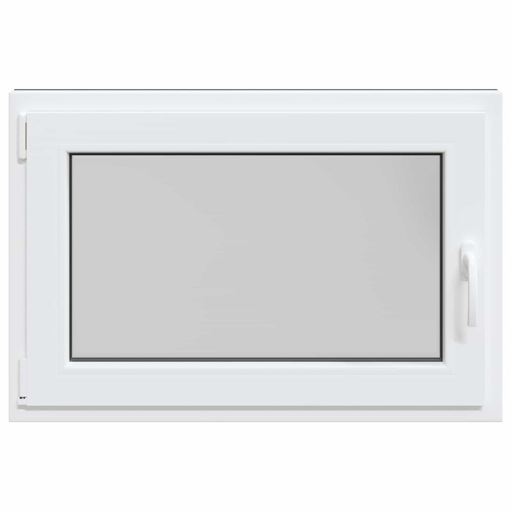 vidaXL Okno piwniczne RISOR 90 x 70 cm PVC i szkło antracytowy