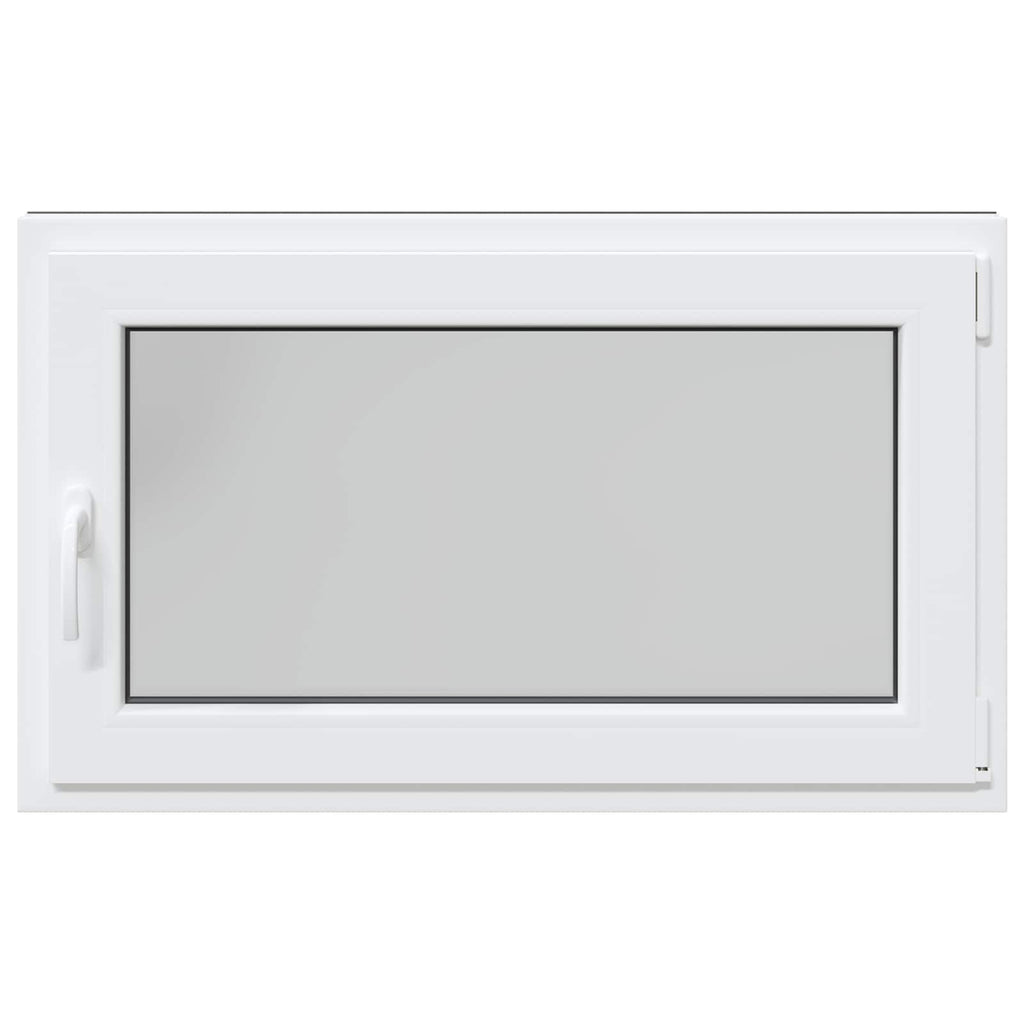 vidaXL Okno piwniczne RISOR 100 x 50 cm PVC i szkło antracytowy