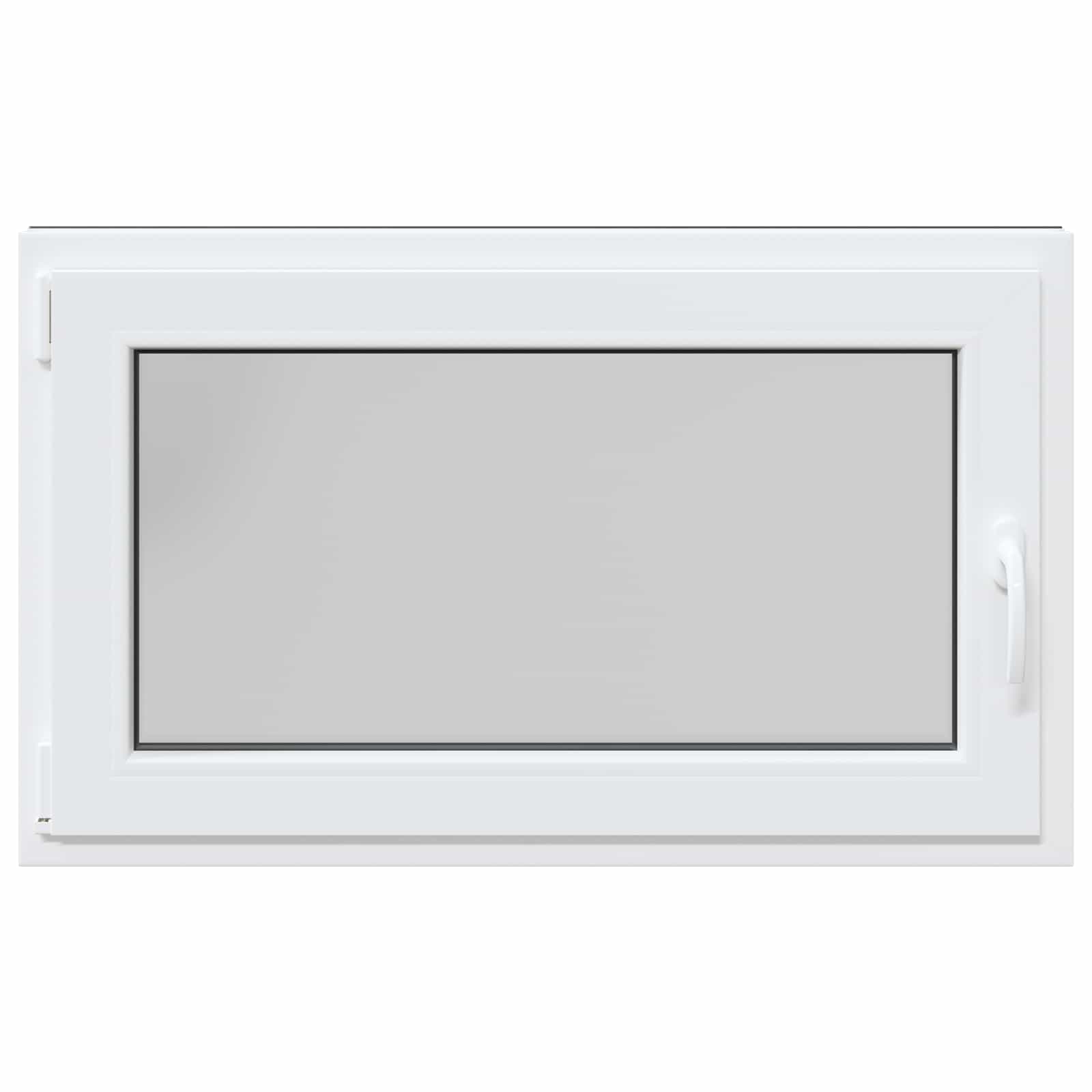 vidaXL Okno piwniczne RISOR 100 x 50 cm PVC i szkło antracytowy