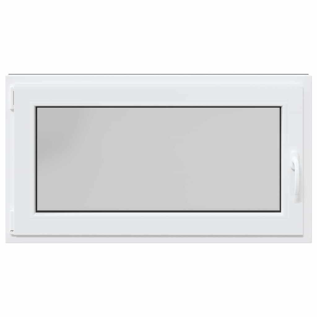 vidaXL Okno piwniczne RISOR 110 x 50 cm PVC i szkło antracytowy
