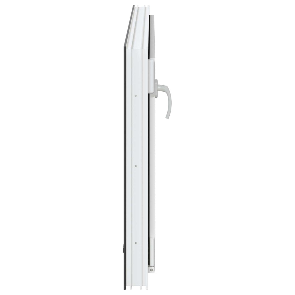 vidaXL Okno piwniczne RISOR 110 x 60 cm PVC i szkło antracytowy