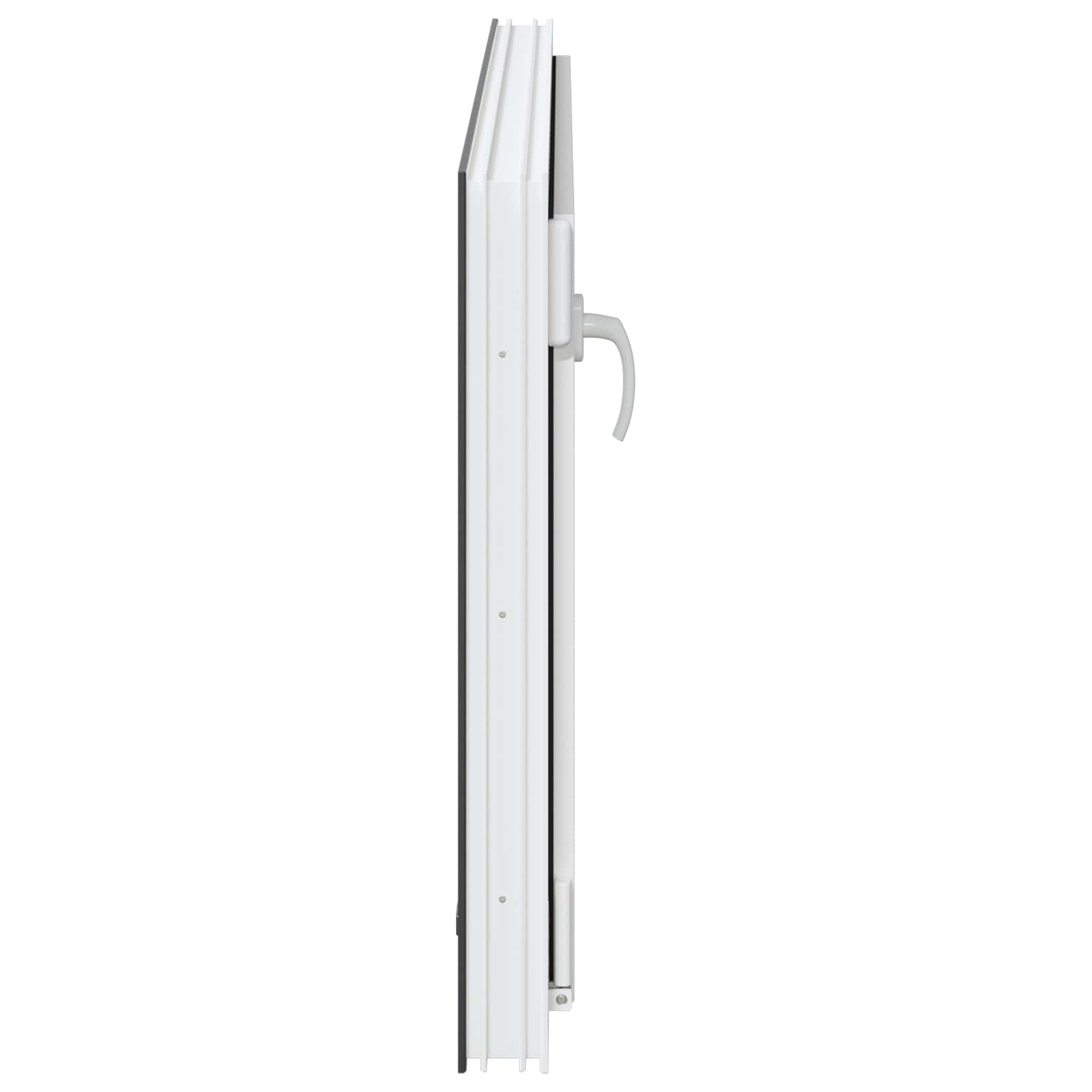 vidaXL Okno piwniczne RISOR 110 x 60 cm PVC i szkło antracytowy