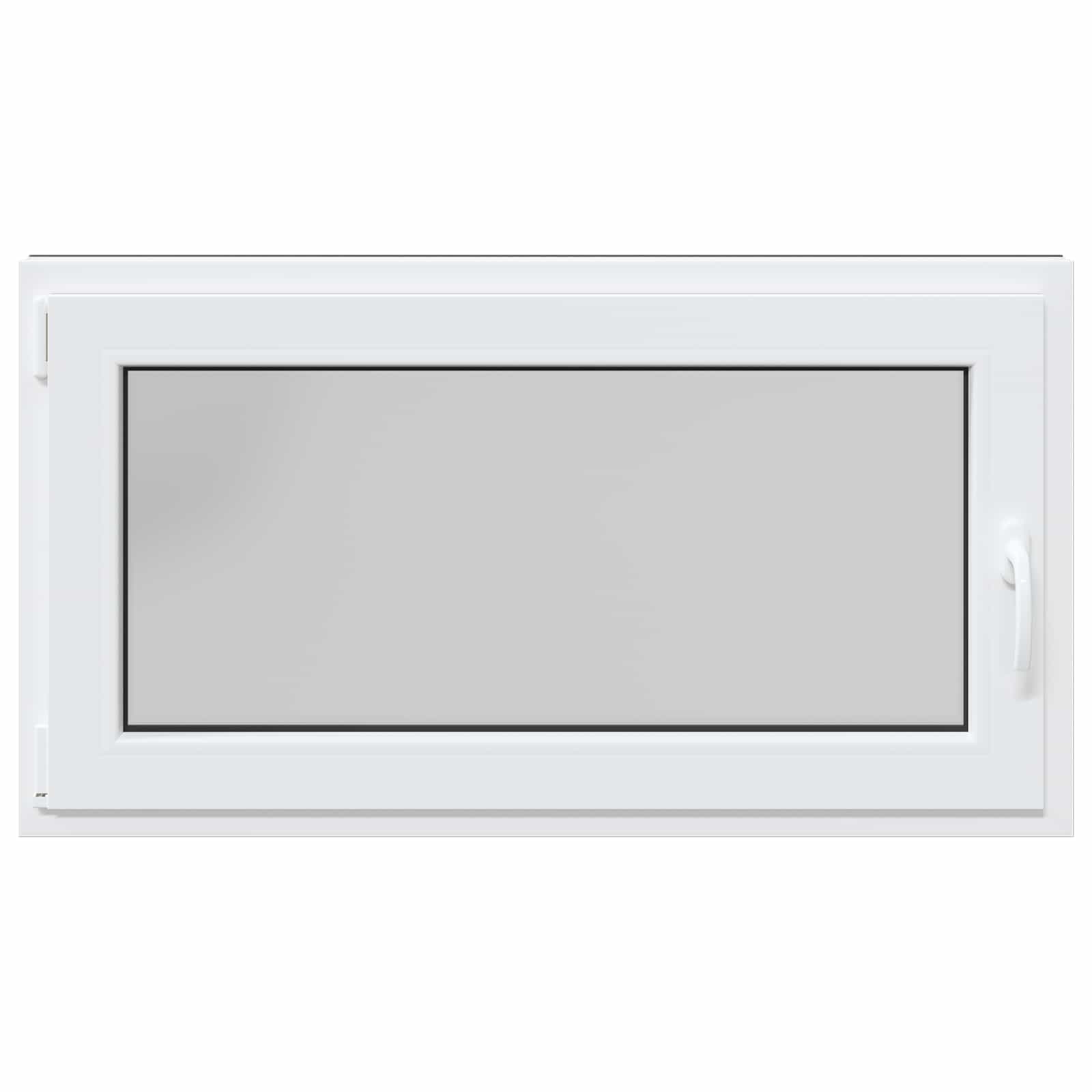 vidaXL Okno piwniczne RISOR 120 x 60 cm PVC i szkło antracytowy